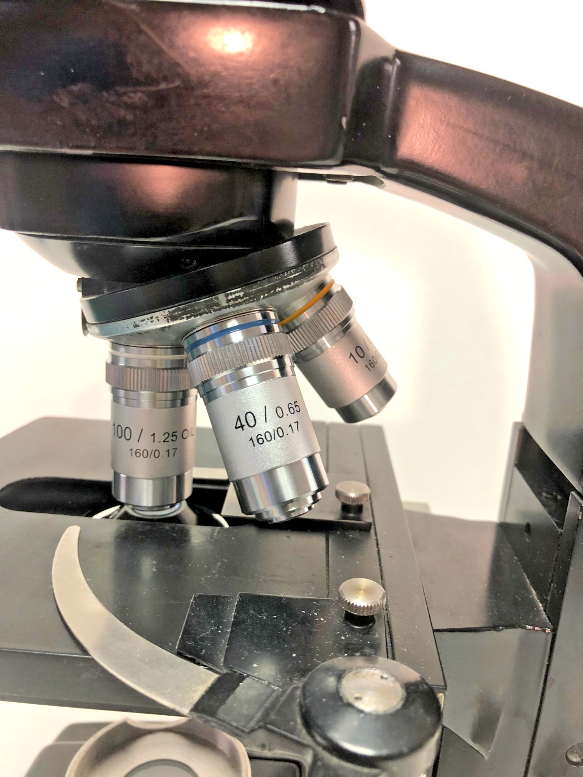 Bausch Biological Microscope, 4 Objectives (4x, 10x, 40x, 100X) Free Shipping!!!