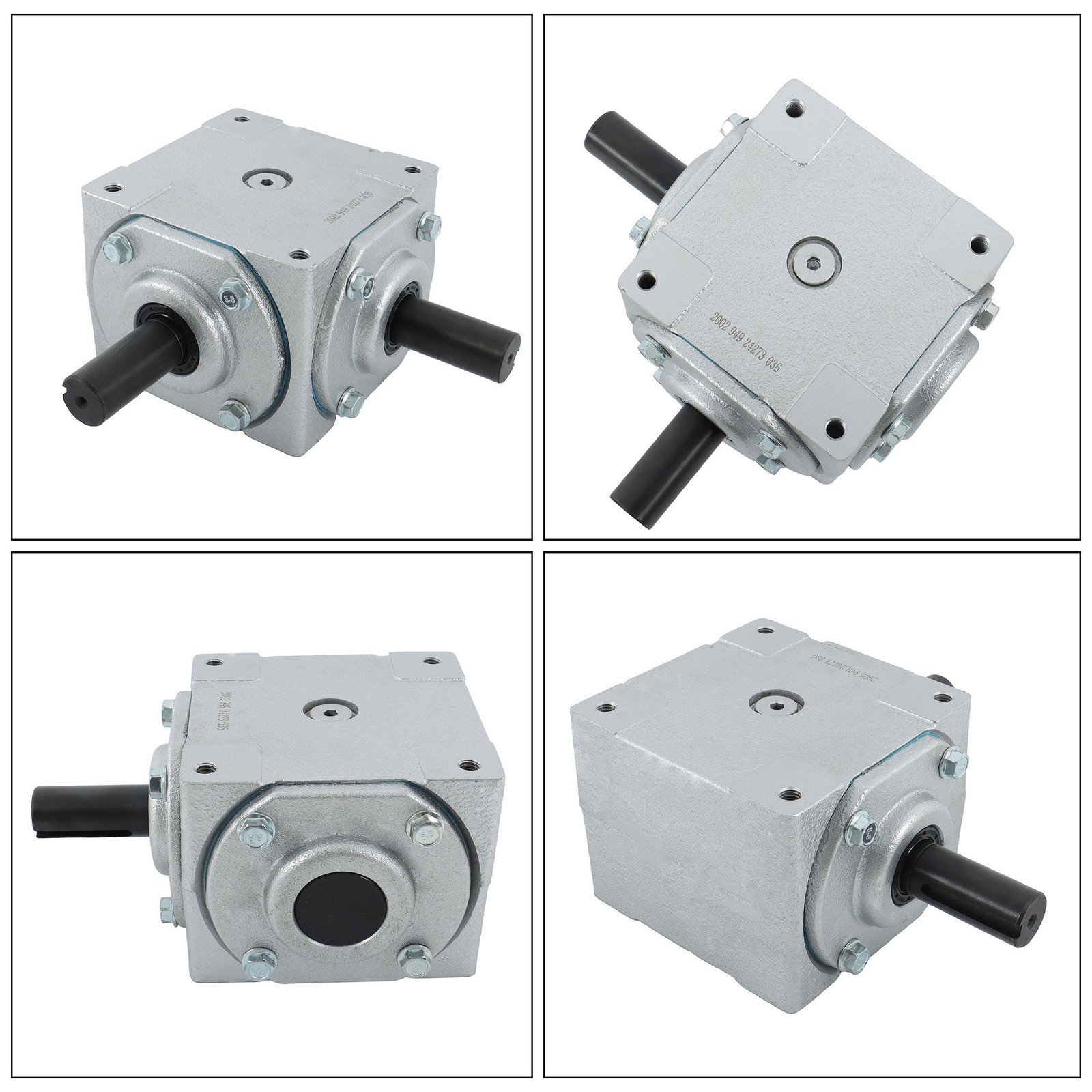 40HP Right Angle Bevel Gearbox 19455-SR-KW-KW-GR for Machinery