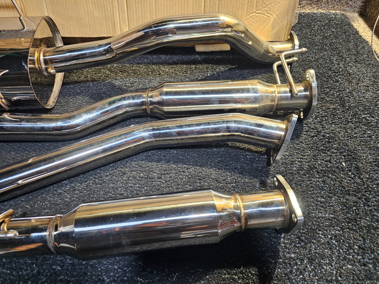 Catback Exhaust Muffler System J2-CBE-OS-072 for 01-05 Honda Civic Coupe 1.7L