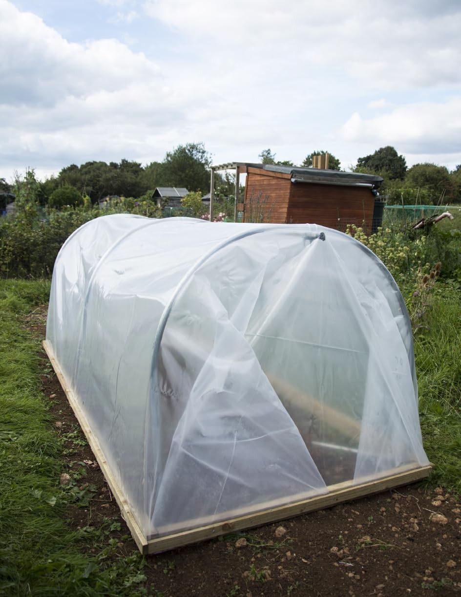 Plastic Sheeting (13ft×16.4ft(4m × 5m)), 4 Mil Thick Clear Polyethylene Film,