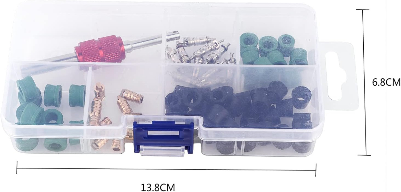71Pcs Air Conditioning Repair Kit, Yellow Jacket HVAC Hose Gasket Set