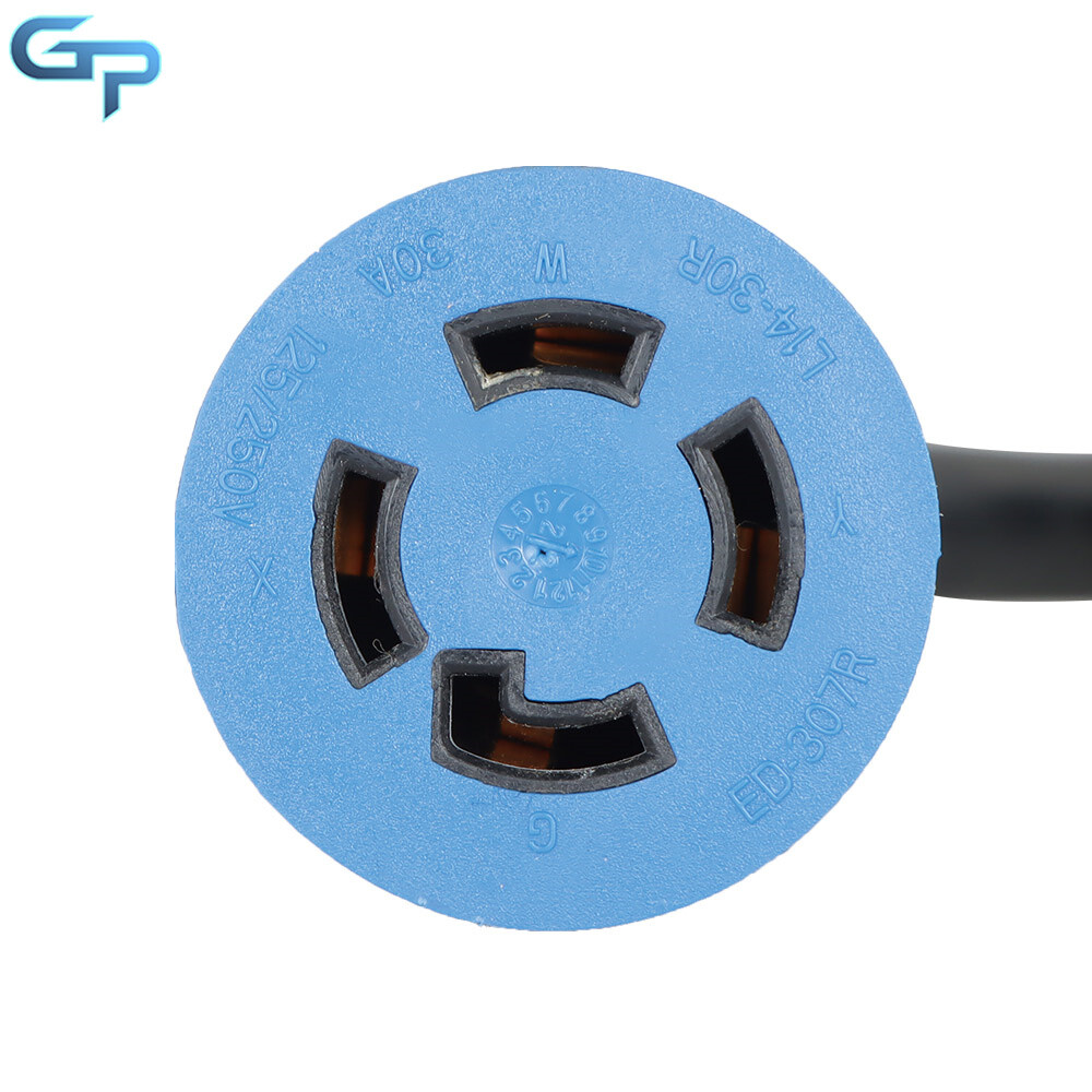 30 Amp Inlet Box & Generator Power Cord 4 Prong NEMA L14-30P/L14-30R 15 Feet