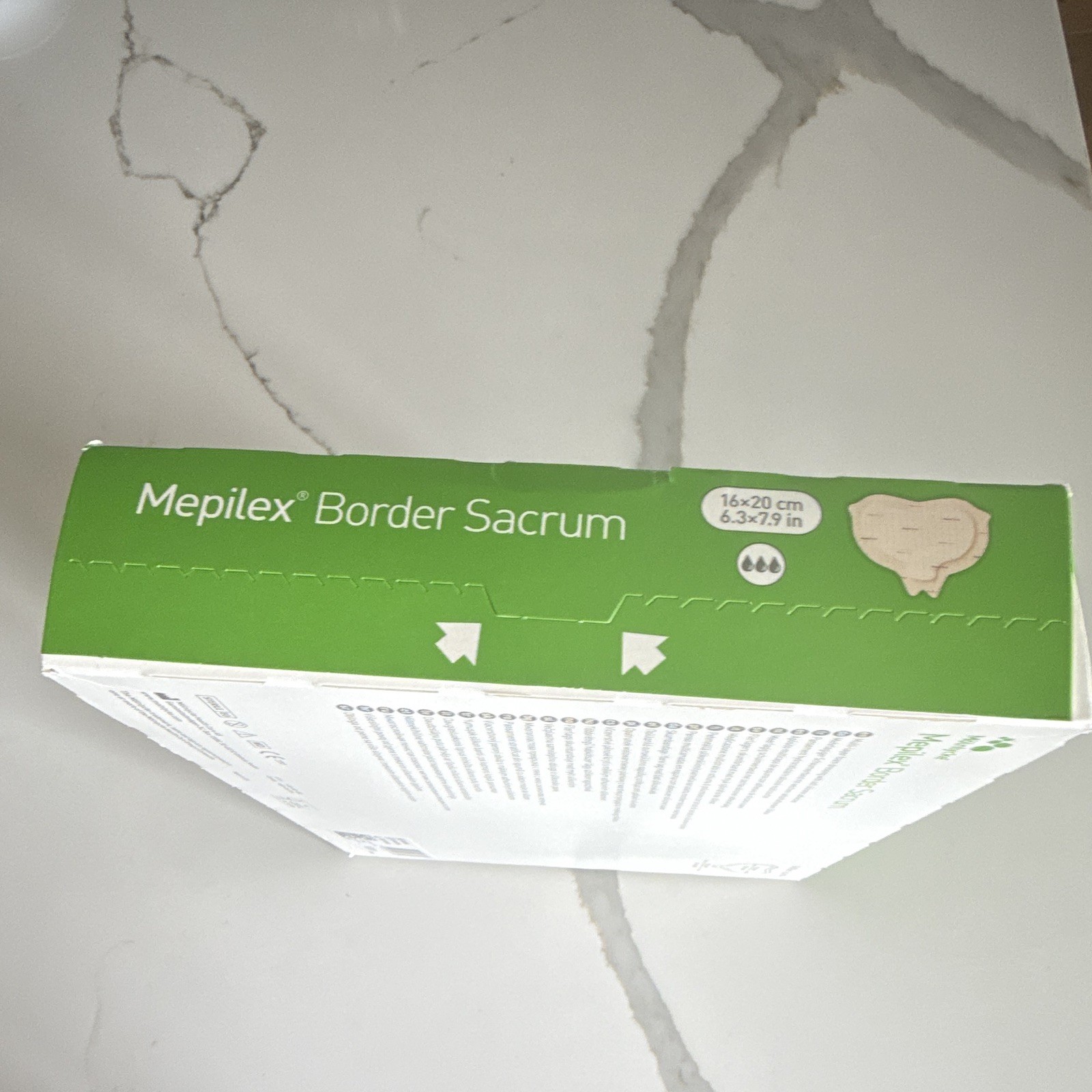 Mölnlycke Mepilex Border Sacrum Foam Dressing 16x20cm 10pcs MPN 282055