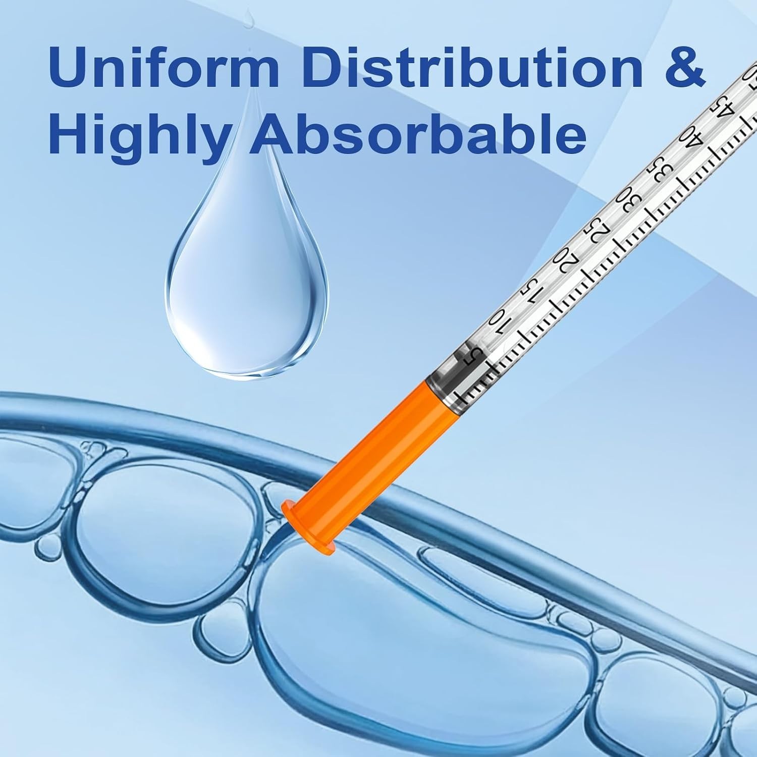 Pack of 25 – 0.5mL Precision Fluid Applicators, Individually Wrapped for Hygiene
