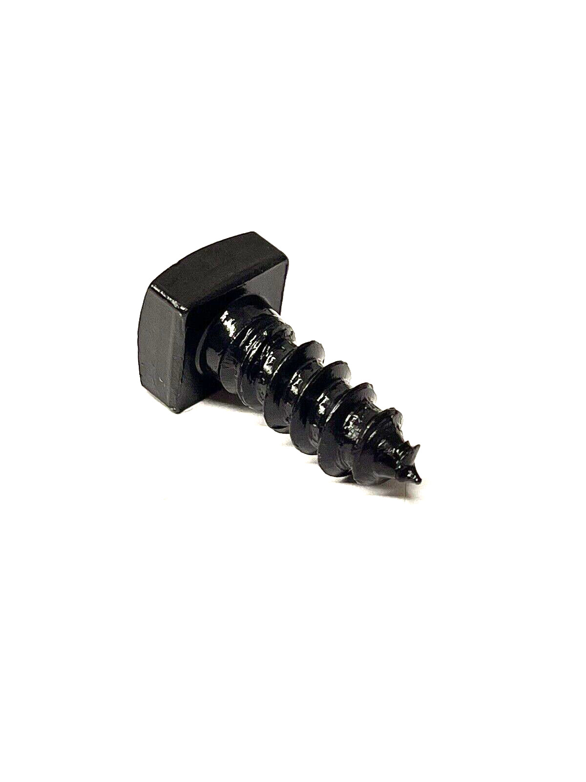 (100) 3/8 X 1 Square Head Lag Bolt BLACK Oxide Screw Rustic 3/8×1” 9/16 SQ HEAD