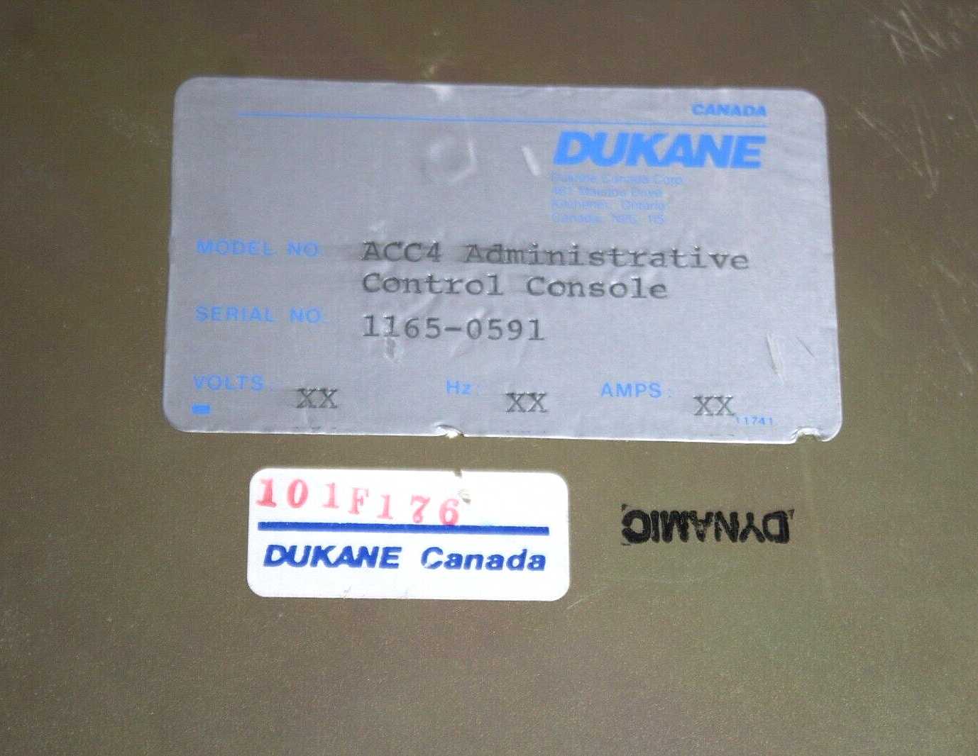 Dukane ACC4 Administrative Control Console – No Handset Included