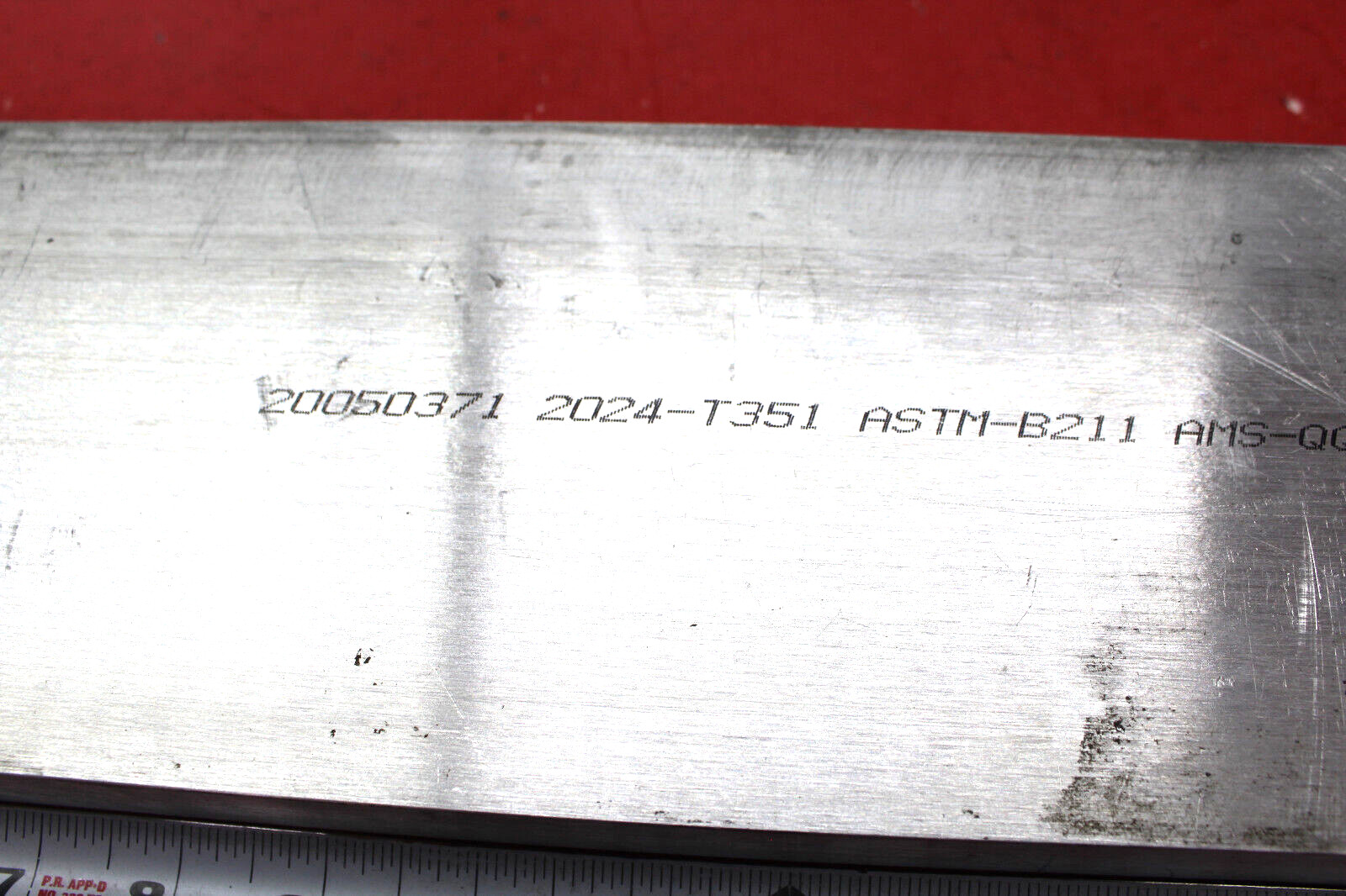 1-1/2″ X 5″ ALUMINUM 2024 T351 Extruded BAR 16″ long Solid Stock PC