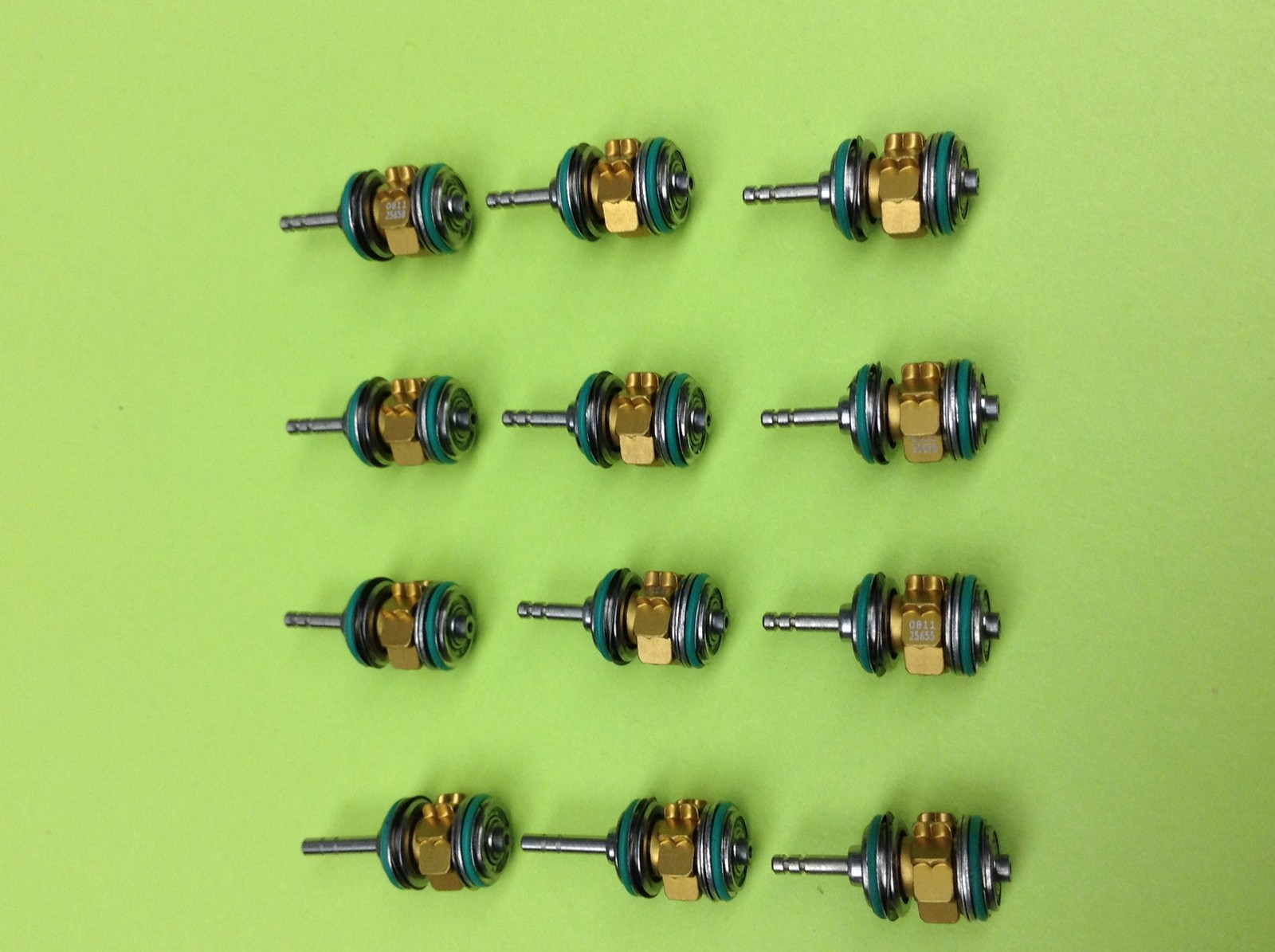 STAR DENTAL 430 TURBINE PUSH BUTTON CERAMIC LOT OF 12 “GOLD SERIES” LUBE FREE