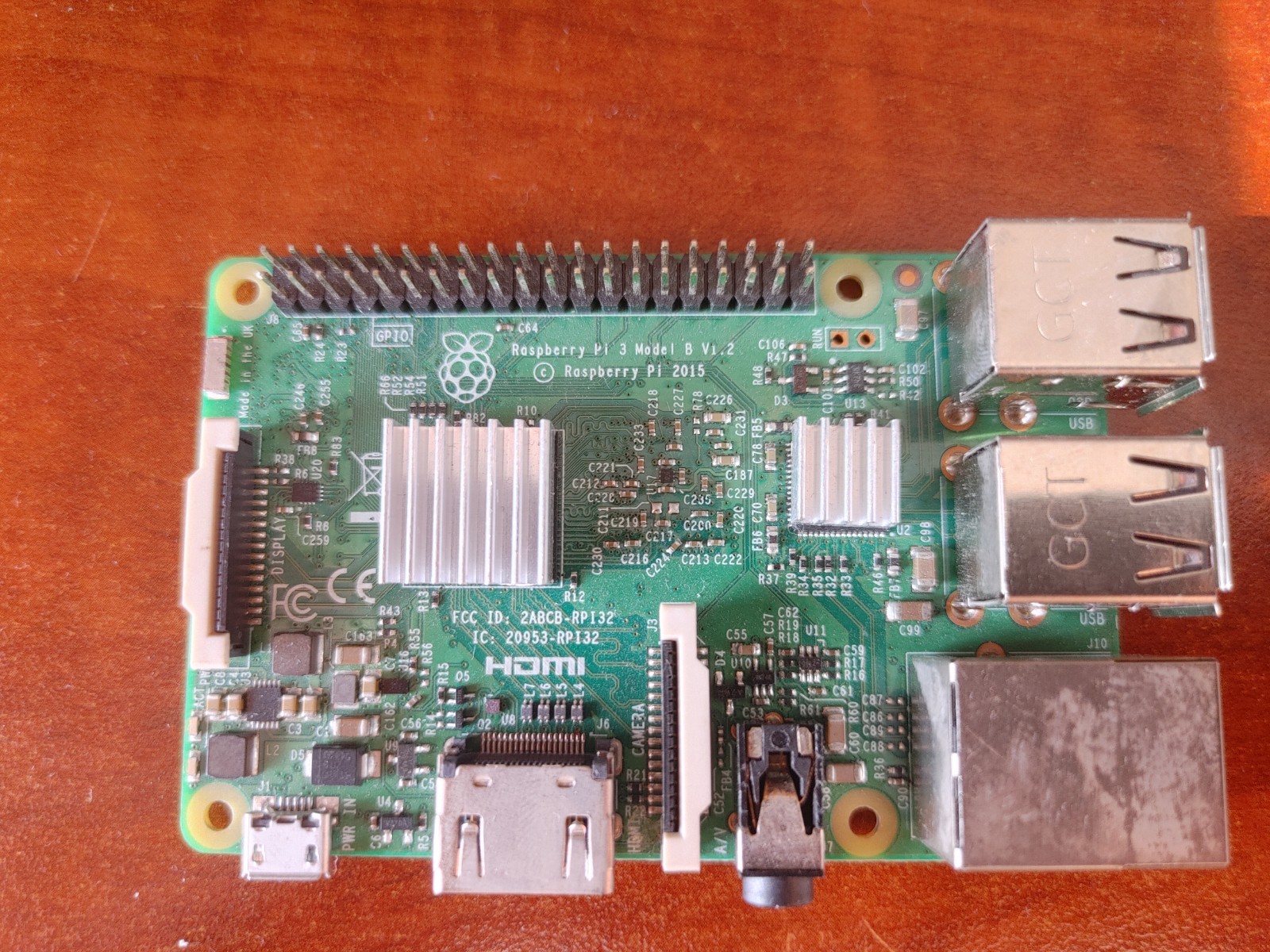 Raspberry Pi 3 Model B V1.2 ARM 1GB RAM Single Board Computer USB Ethernet HDMI