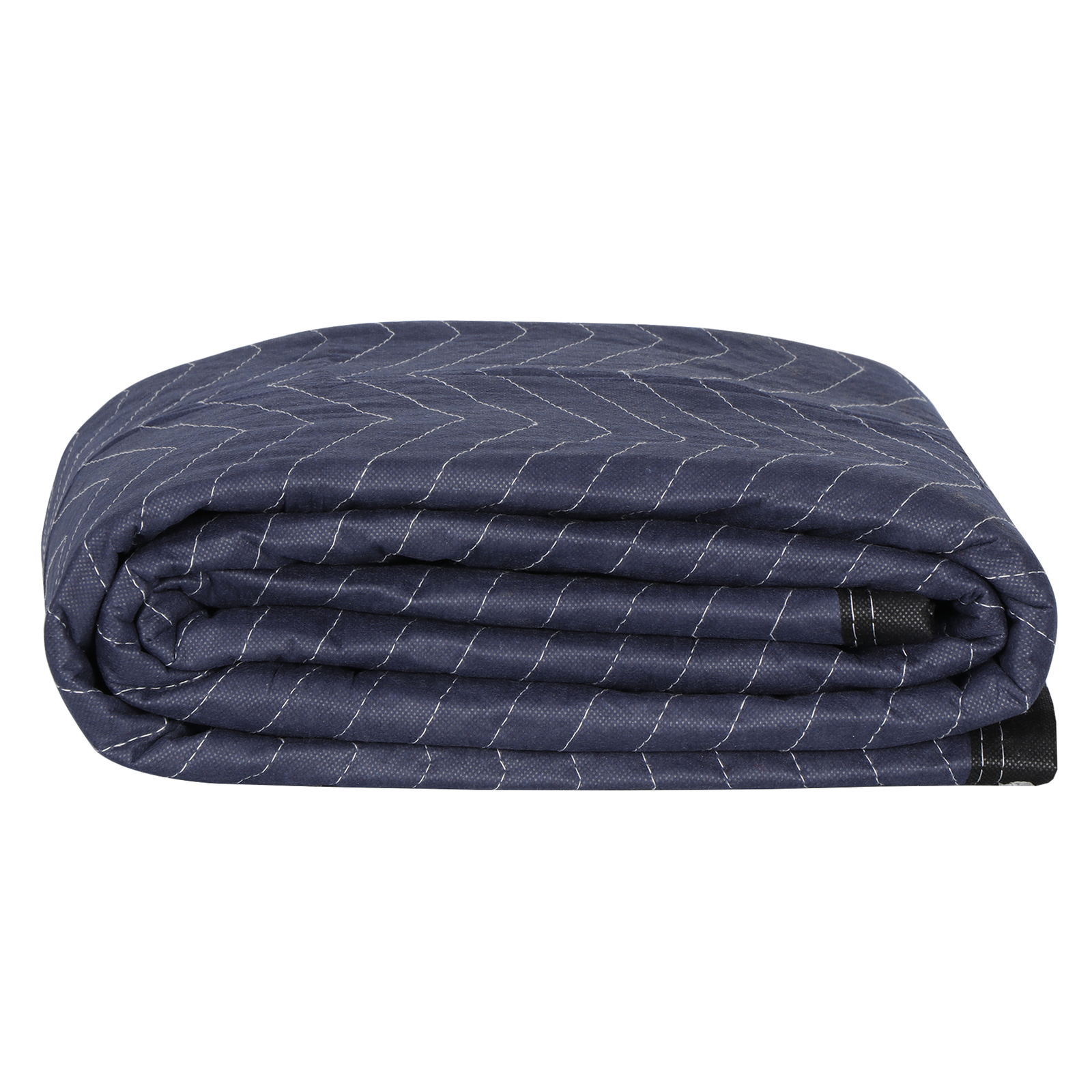 48 Moving Blankets 80″x72″ Protective Shipping Packing Pads Furniture Blue/Black