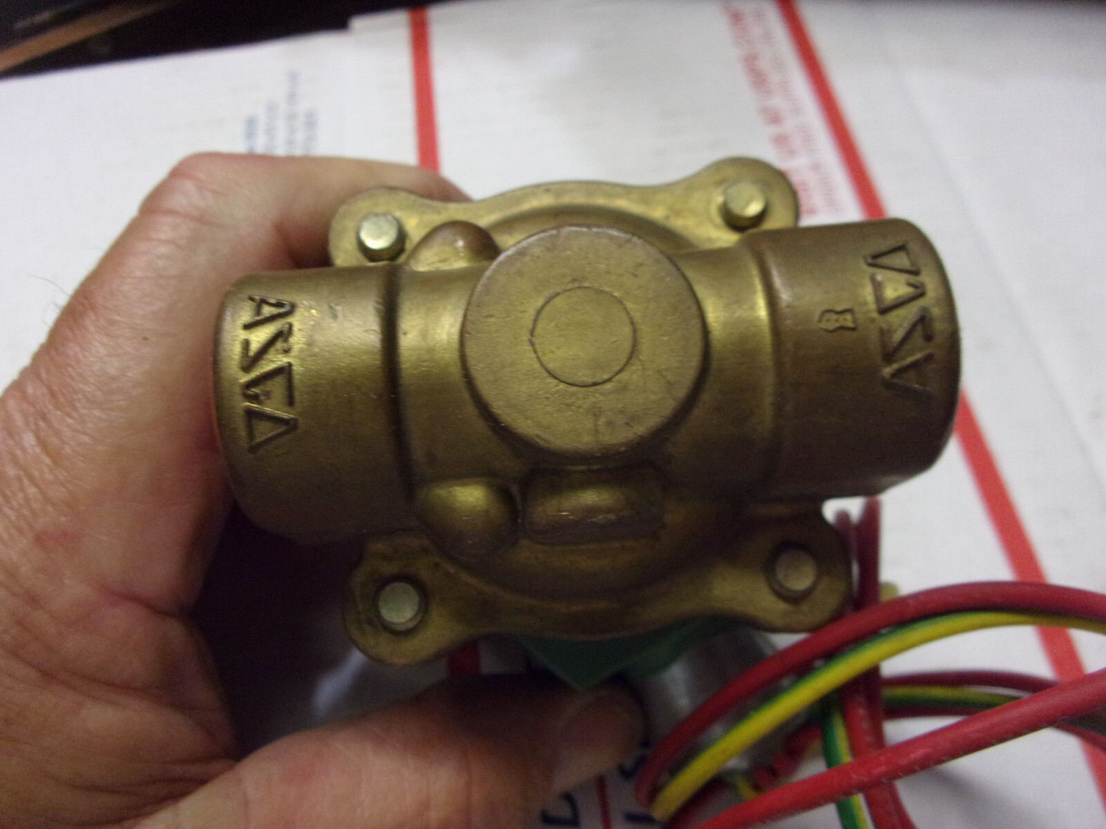 Asco Red Hat 8262H262, MP-C-080, 238710-006-D, 24 DC FT, 120/60 Solenoid Valve