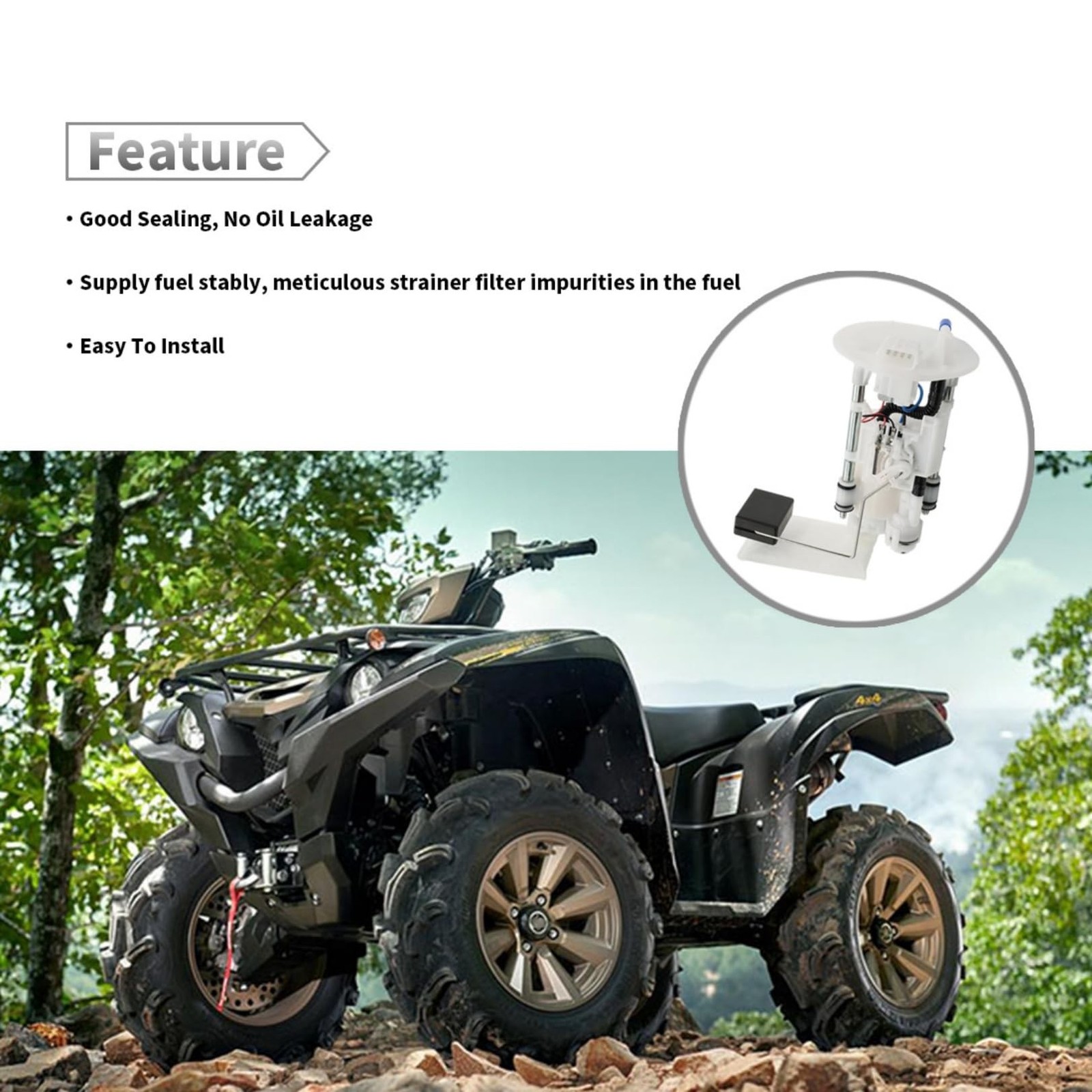 Nakkaa Fuel Pump Assembly Compatible with Grizzly 700 2007-2016 | Precision M…