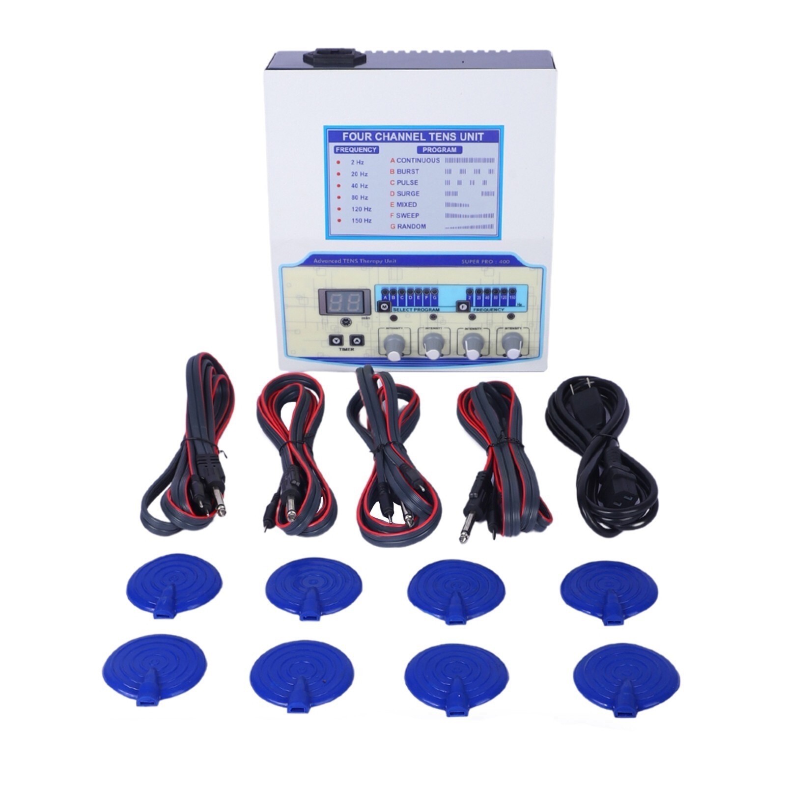 Professional Electrotherapy Physical Therapy Machine Prof 4 channel Therapy unit