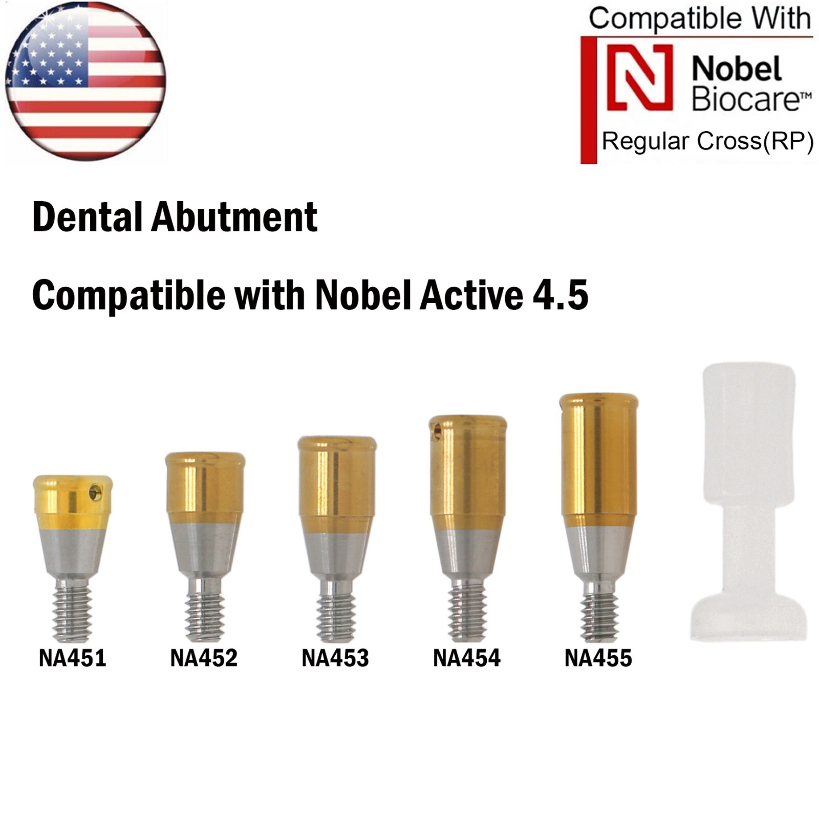 US Dental Locator Tapered Abutment Fit Hiossen Osstem/Nobel Biocare/Zimmer/MIS