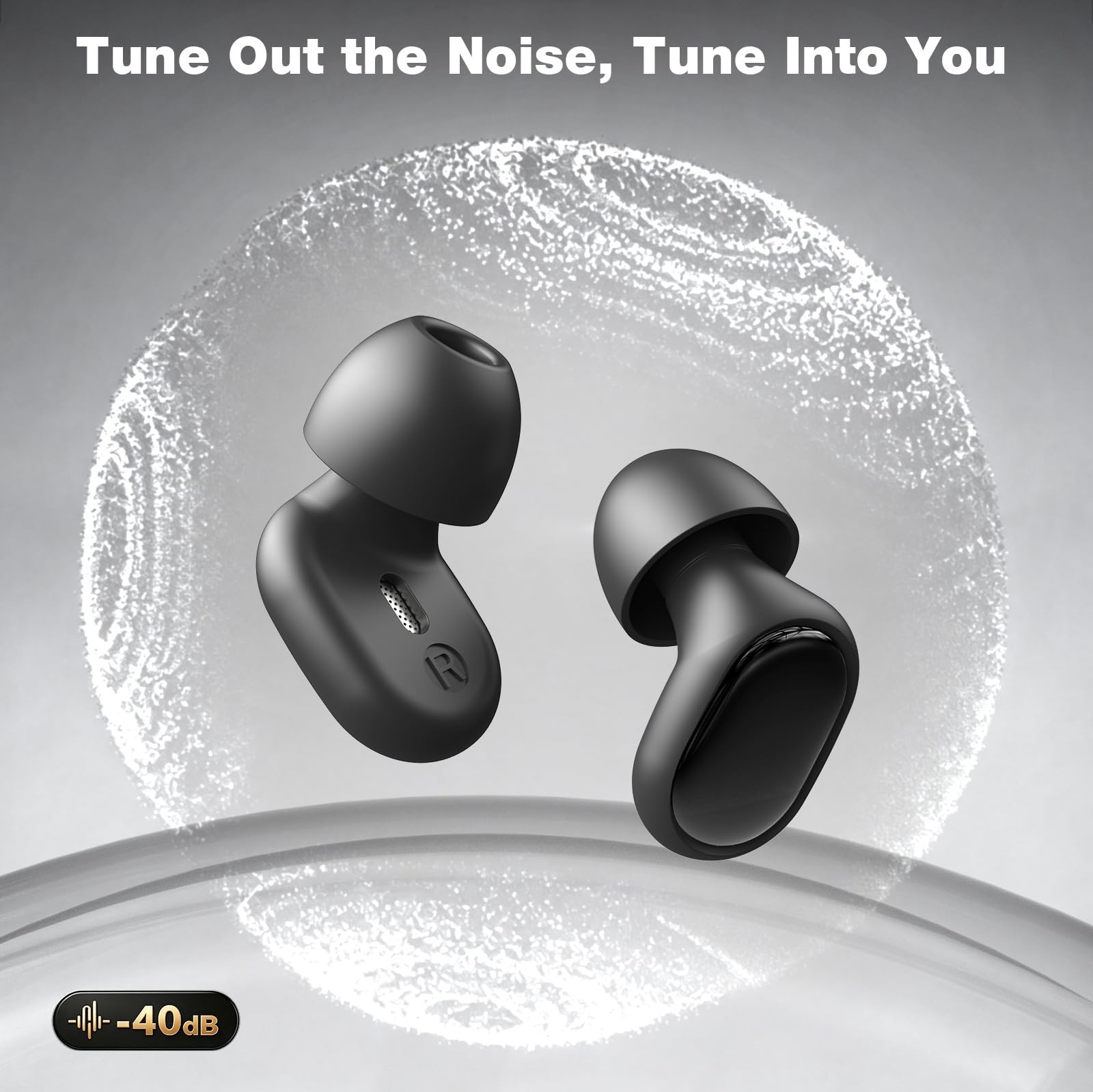 Ultimate Noise Cancelling Ear Plugs – 40dB SNR, Reusable Silicone, Custom Fit fo