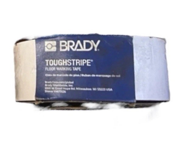 Brady Toughstripe Floor Marking Tape 2″ x 100′ Roll White 104311