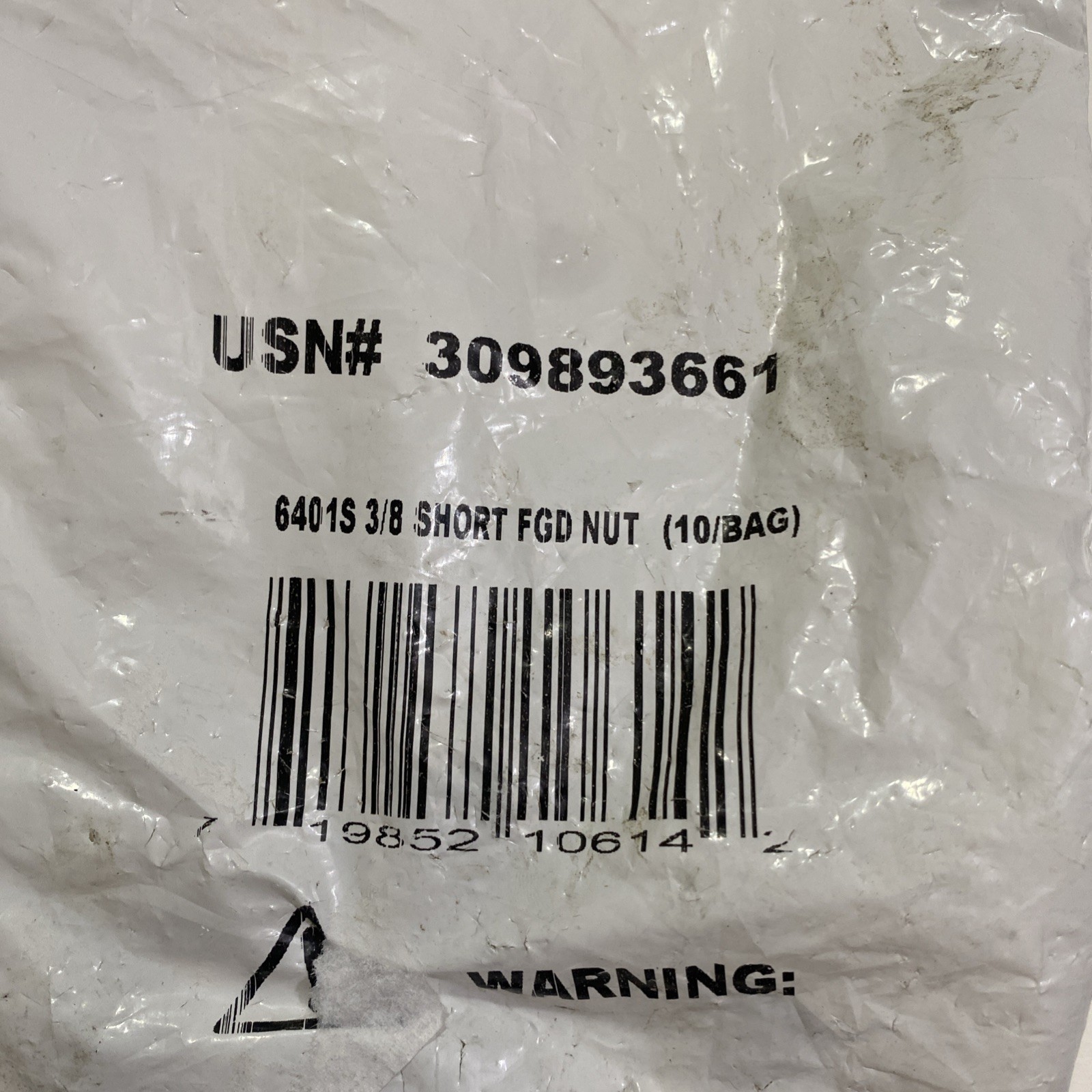 Anderson 309893661, 04018-06, 6401S, 3/8″ Brass Flare Nut Forged (Qty 10)
