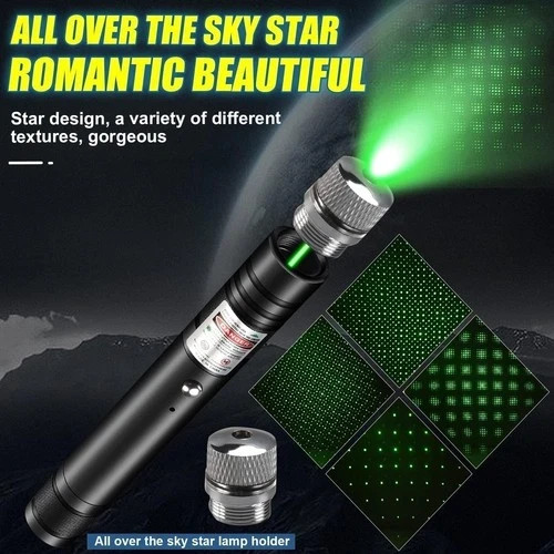 Green Presentation Laser Pointer Pen 1mW Class II Rechargeable Office Pointer