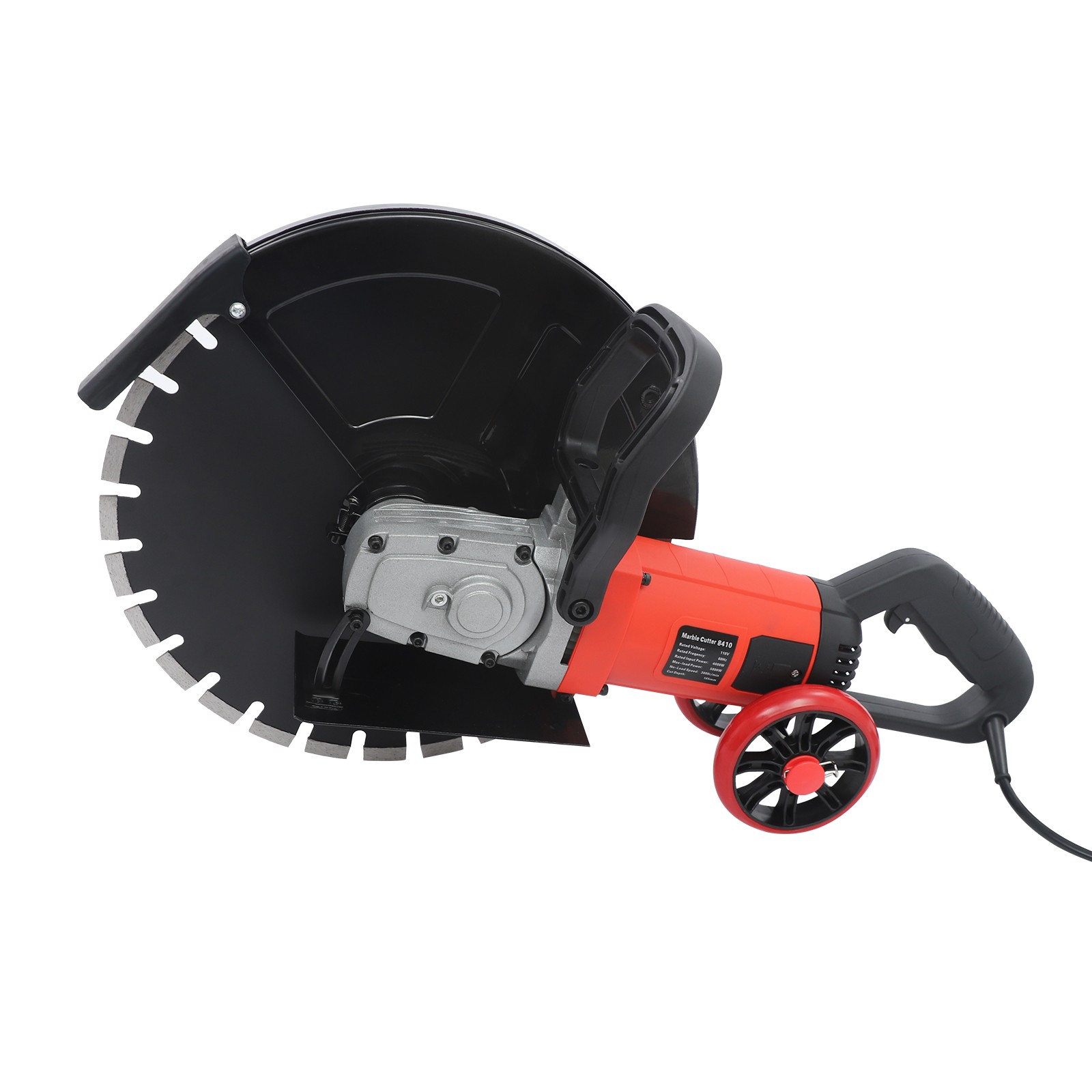 16” Electric Concrete Saw Wet/Dry Saw Cutter with Water Pump and Blade 5800W US
