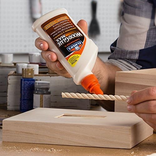 Elmer’s E7310 Carpenter’s Wood Glue Max Interior and Exterior 16 Ounces 16 Fl Oz