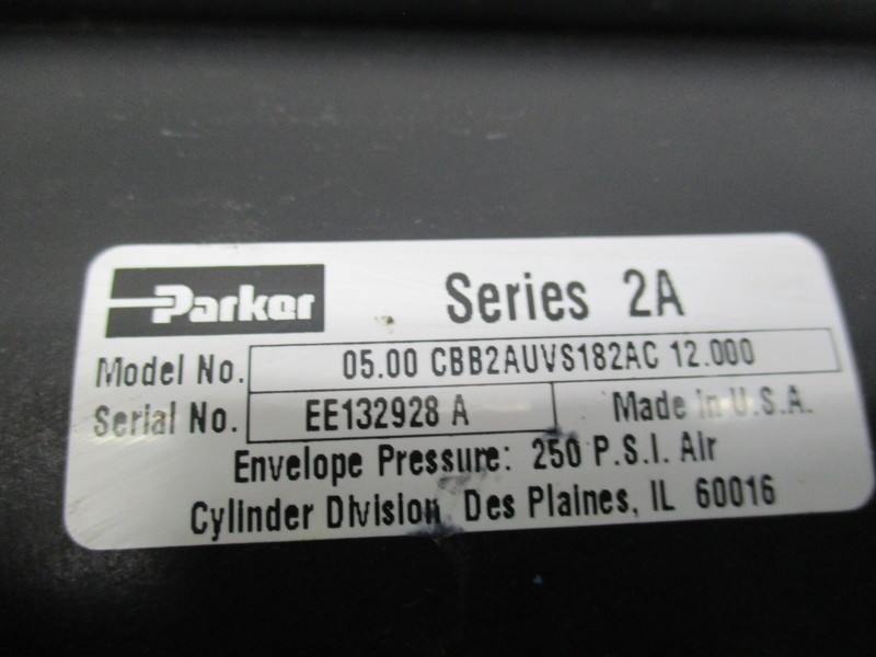 PARKER 05.00CBB2AUVS182AC12.000 HEAVY DUTY AIR CYLINDER NSNP