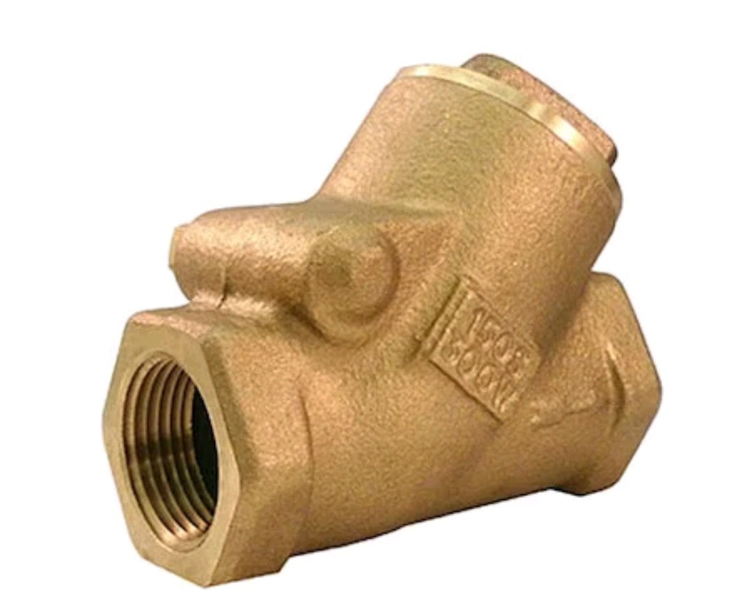 Milwaukee Valve 515Y 1 1/4″ 1-1/4″ Fnpt Bronze Swing Y Check Valve