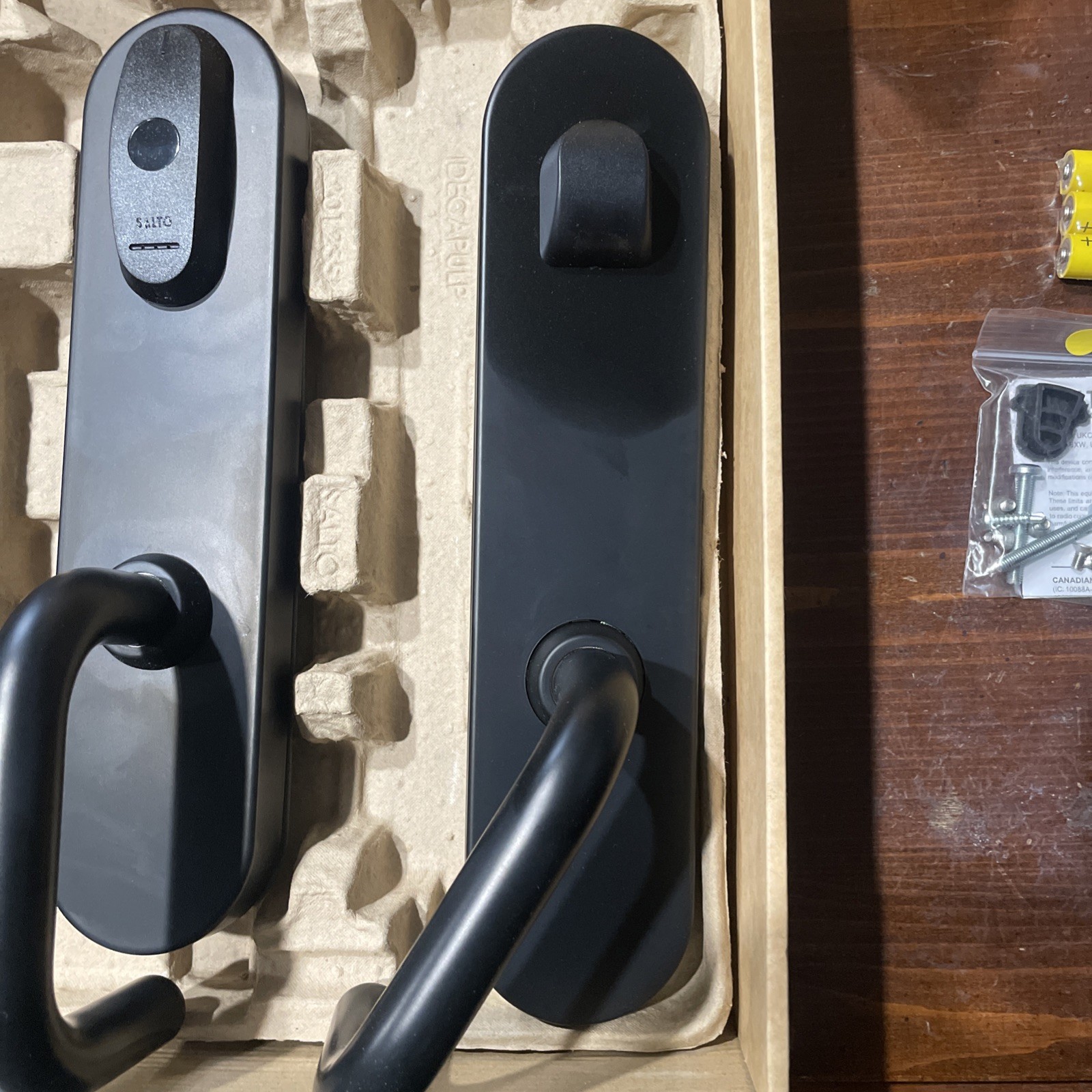 Salto XS4 Original Entry Lock Electronic Door Lock black missing hardware