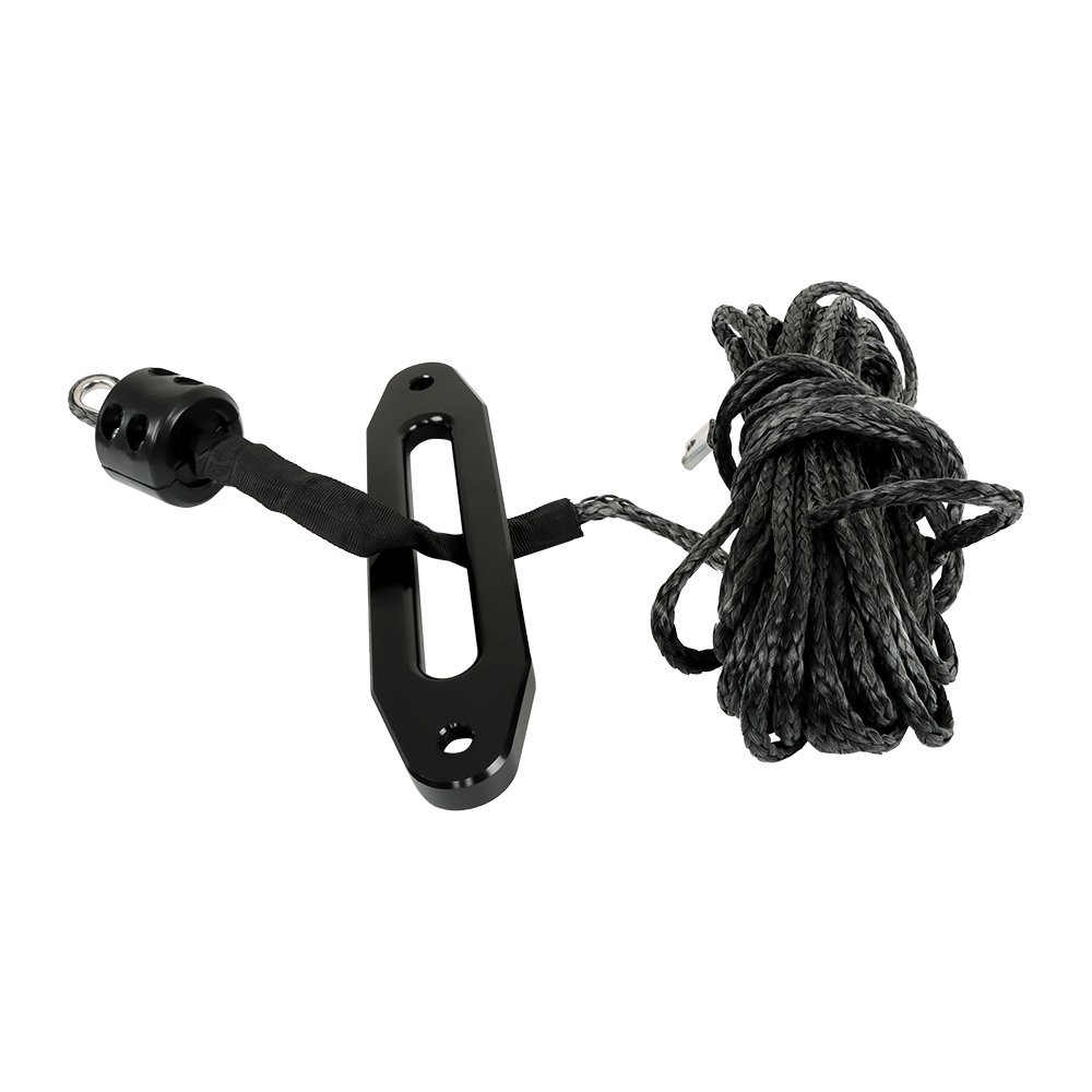 1/4″x 50′ Synthetic Winch Rope Line Recovery Cable 8500LBS For ATV UTV W/ Sheath