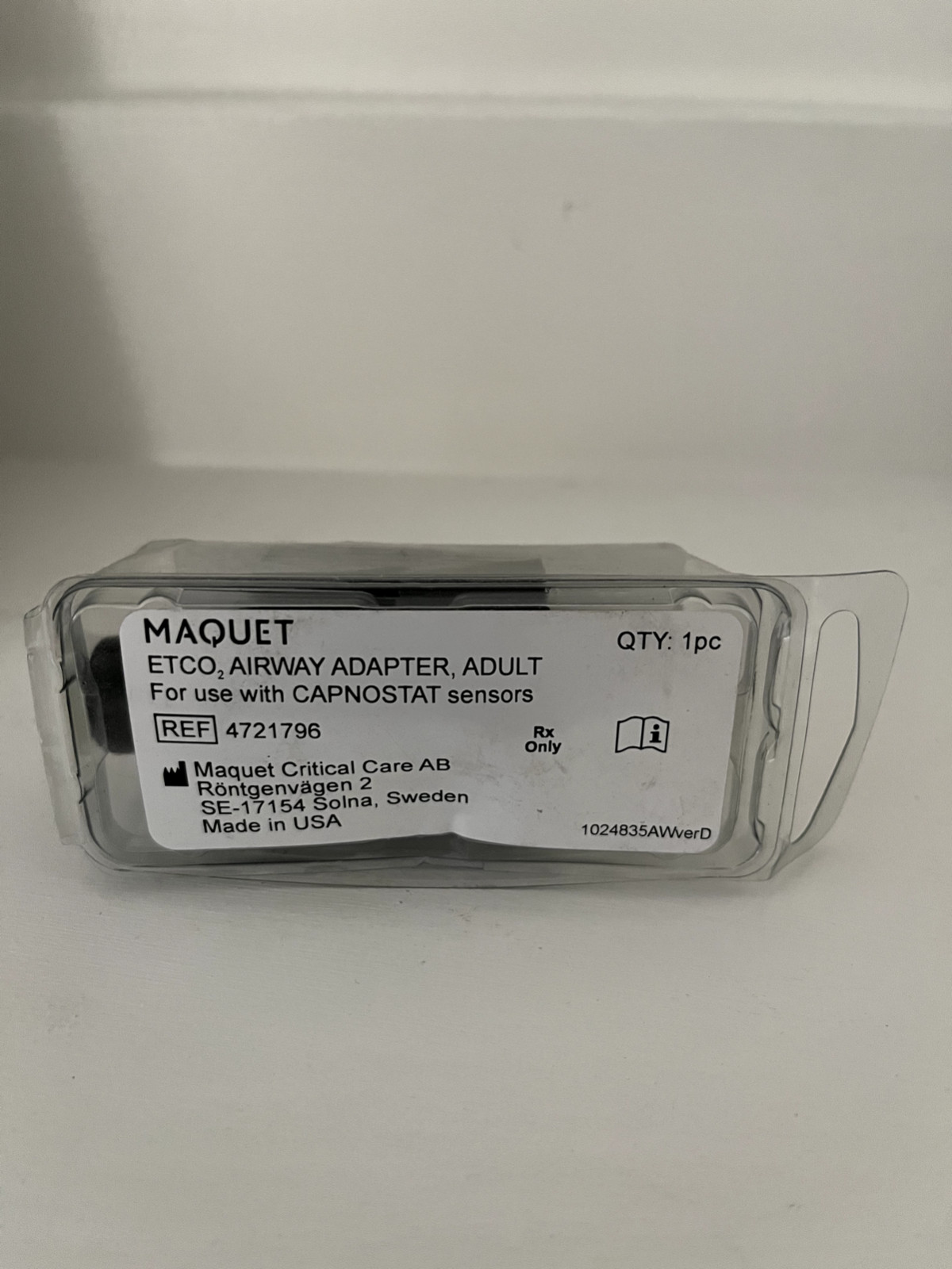 Maquet ETCO2 Airway Adapter, Adult – 4721796