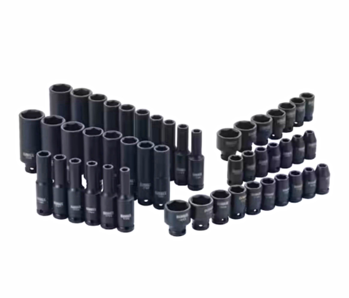 DEWALT DWMT81534 1/4″ Drive Deep Impact Socket Set SAE & Metric w/ Foam Tray