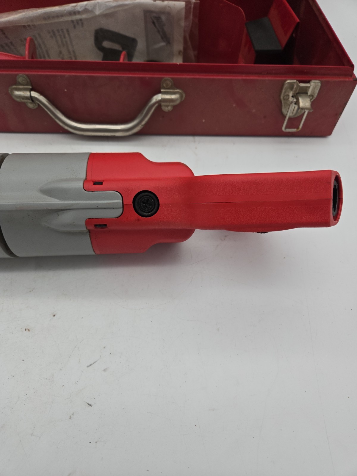 Milwaukee 1/2″ Two Speed Drill 48-06-2871 With Right Angle Drive 1107-1 (1CN)