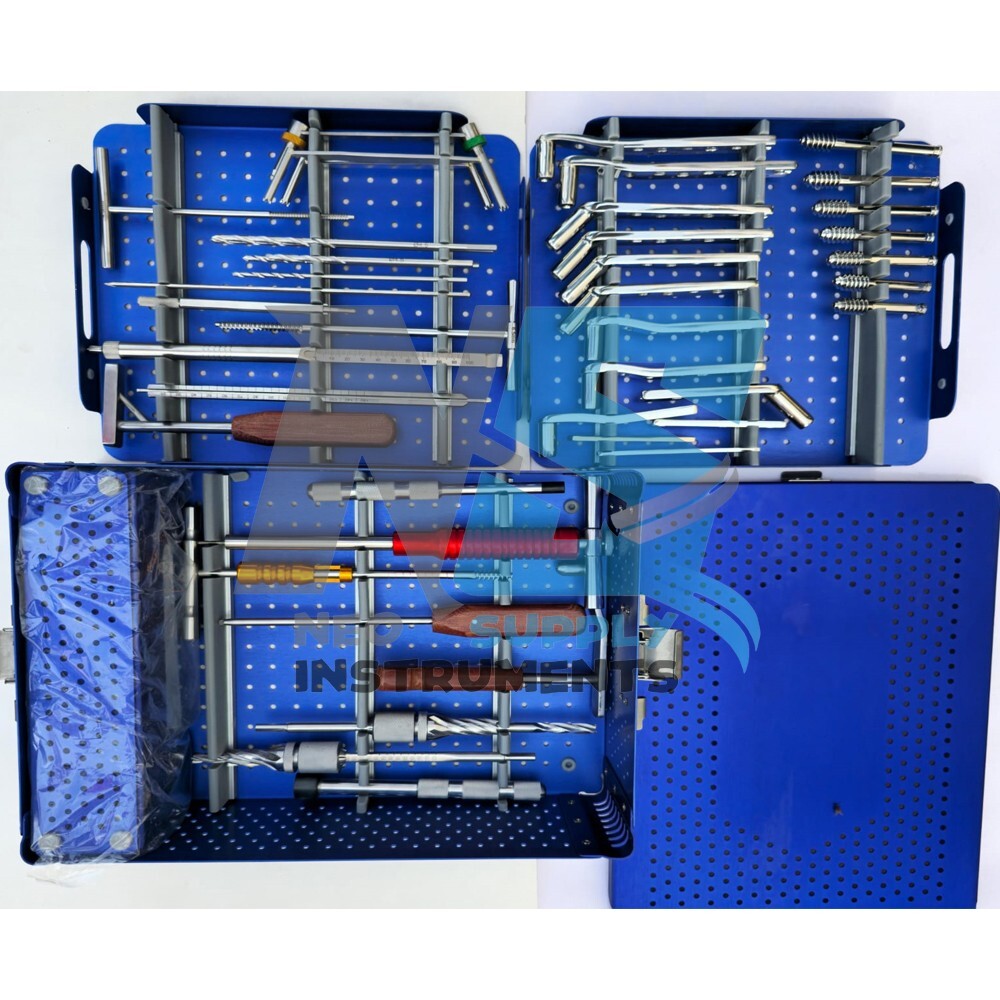 DHS DCS Complete Set Stainless Steel Orthopedic Instruments