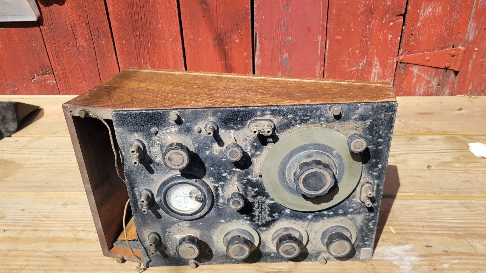 GENERAL RADIO TYPE 650-A IMPEDANCE BRIDGE ( sold as is )