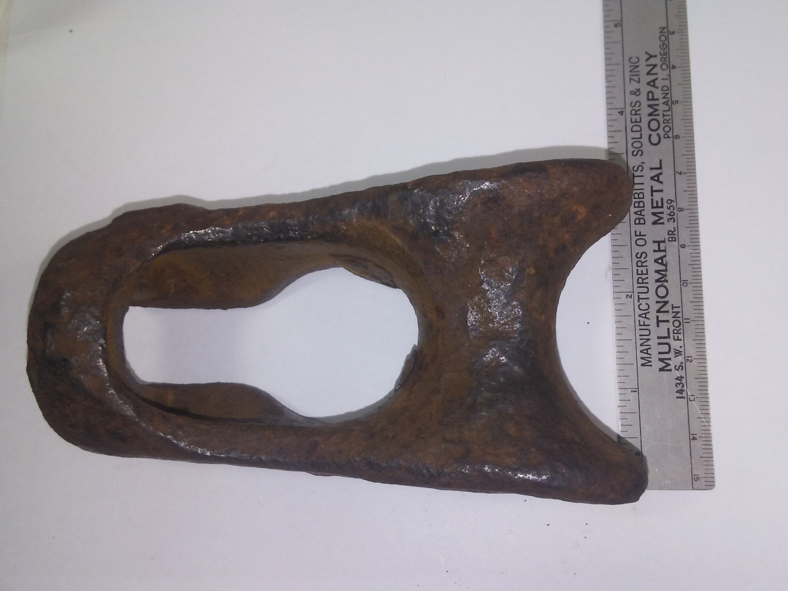 ANTIQUE! SOUVENIR SMALL CHOKER HOOK FROM REDWOODS LOGGING, ABOUT 2 & 1/2 POUNDS