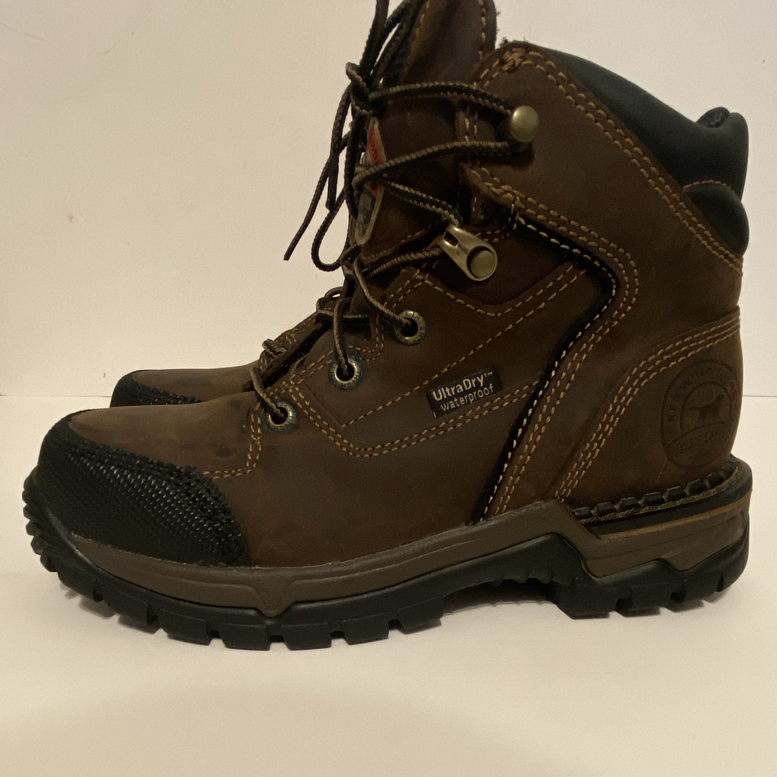 Red Wing Irish Setter 83200 Women’s 5B Steel Toe Waterproof Work Boots Vibram