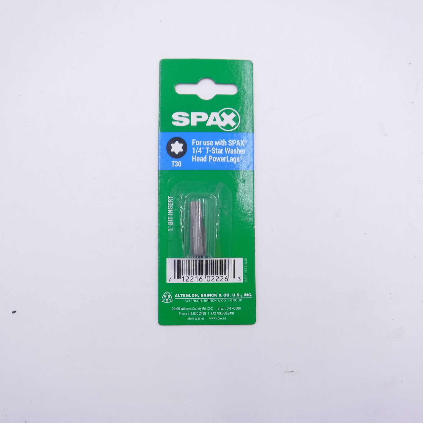 Spax T30 1/4″ T-Star Plust Driver Bit 1″