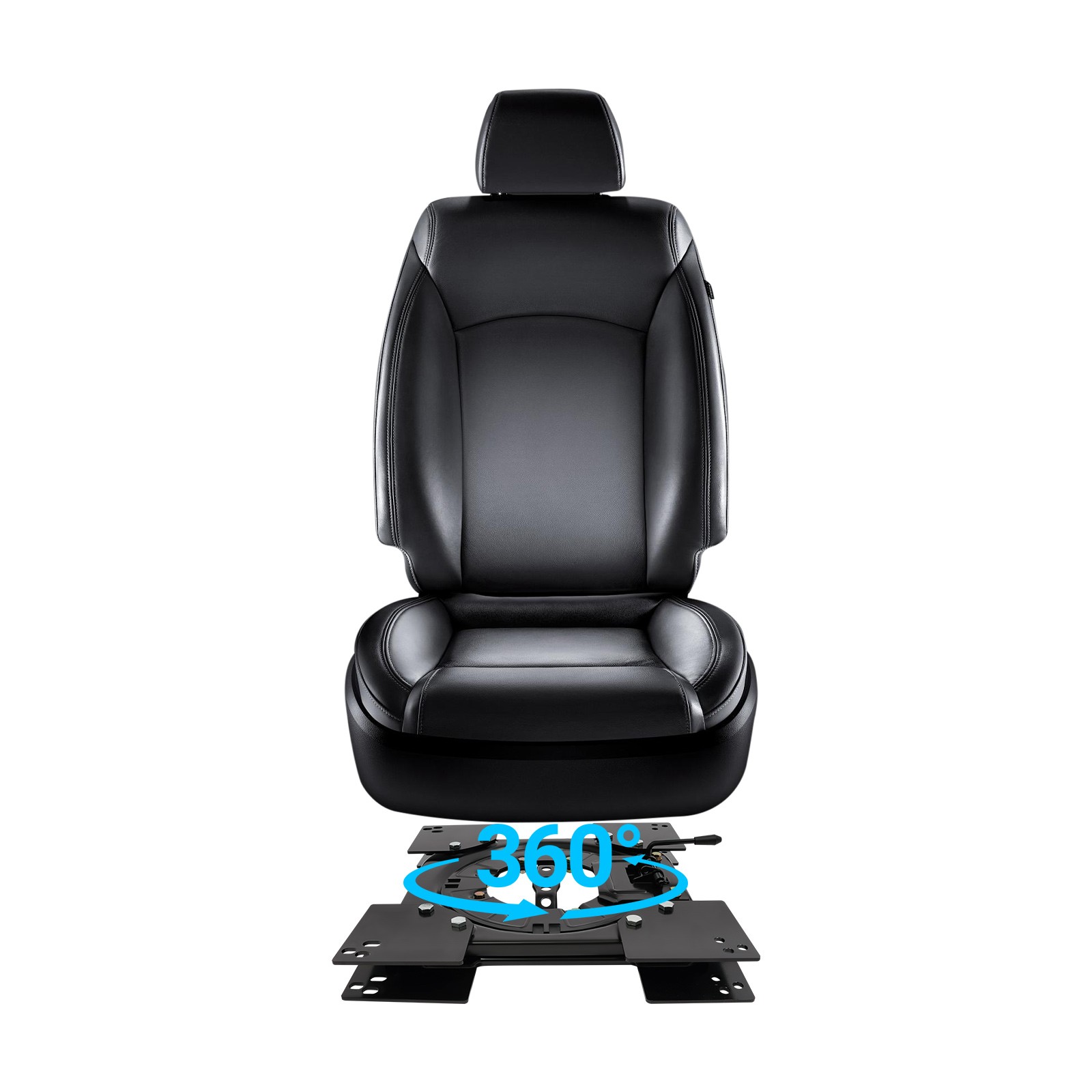 Black Swivel Seat Mounting Plate,Steel Car Seat Swivel Plate,RVSwivel Seat Base