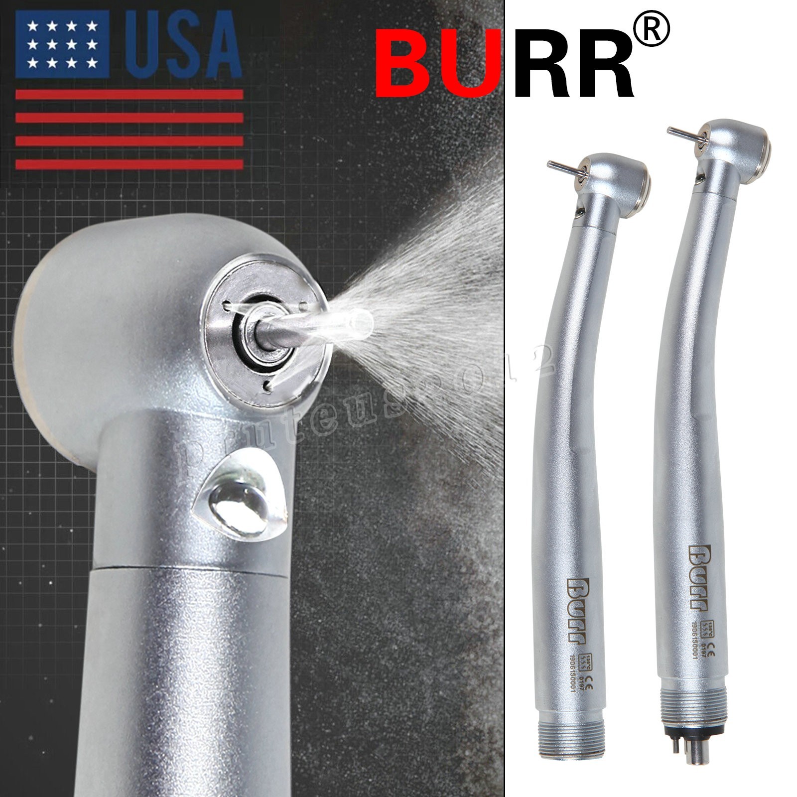 Dental Fiber Optic LED E-generator high speed handpiece 4HOLE/2HOLE NSK Style