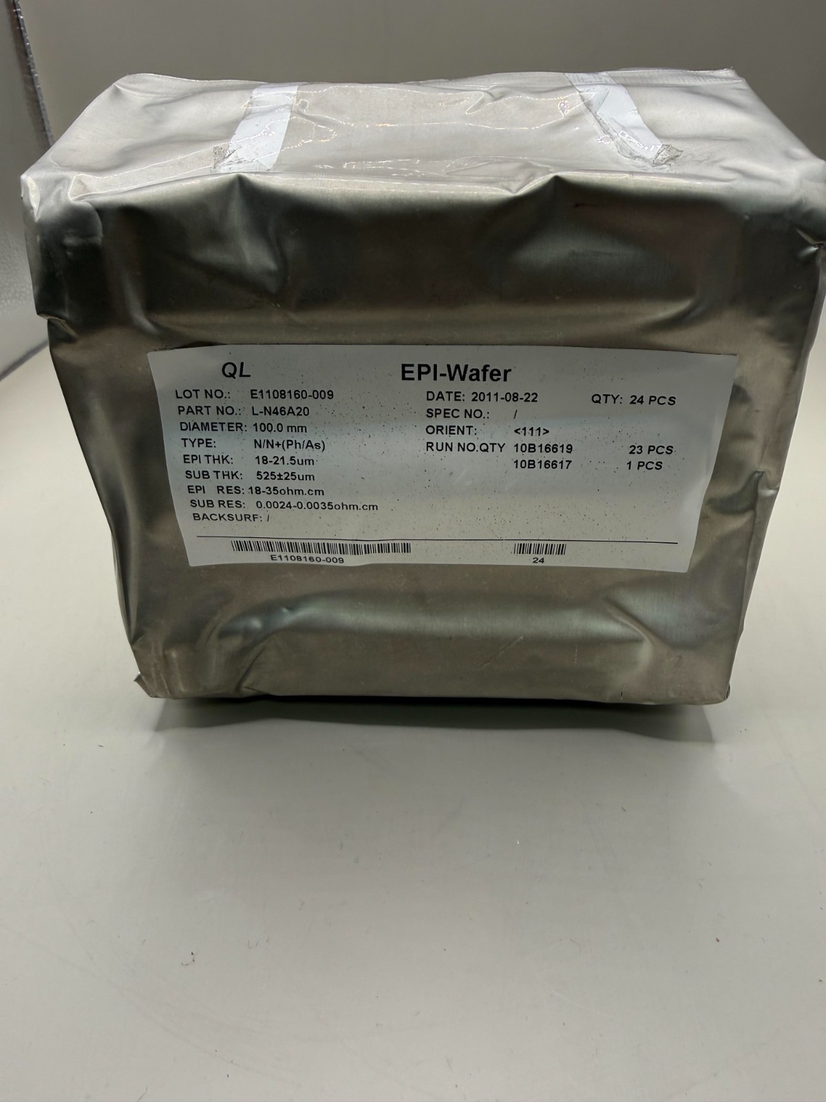 Epi Wafer 100mm