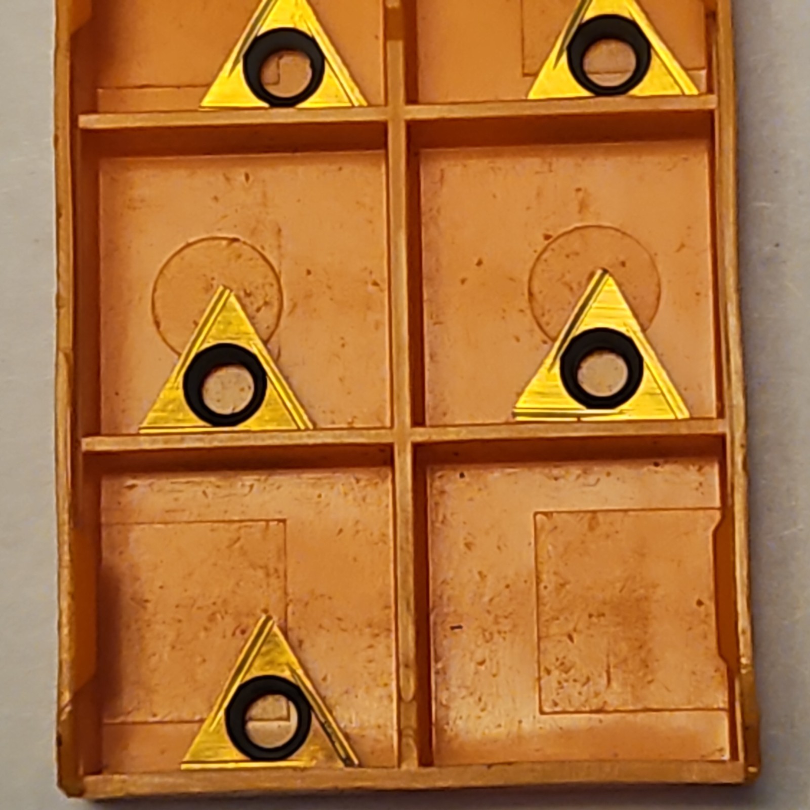 Hertel Boring Insert: TPCG221R HP520B, 9 NEW Solid Carbide.250′ BORING LOT902