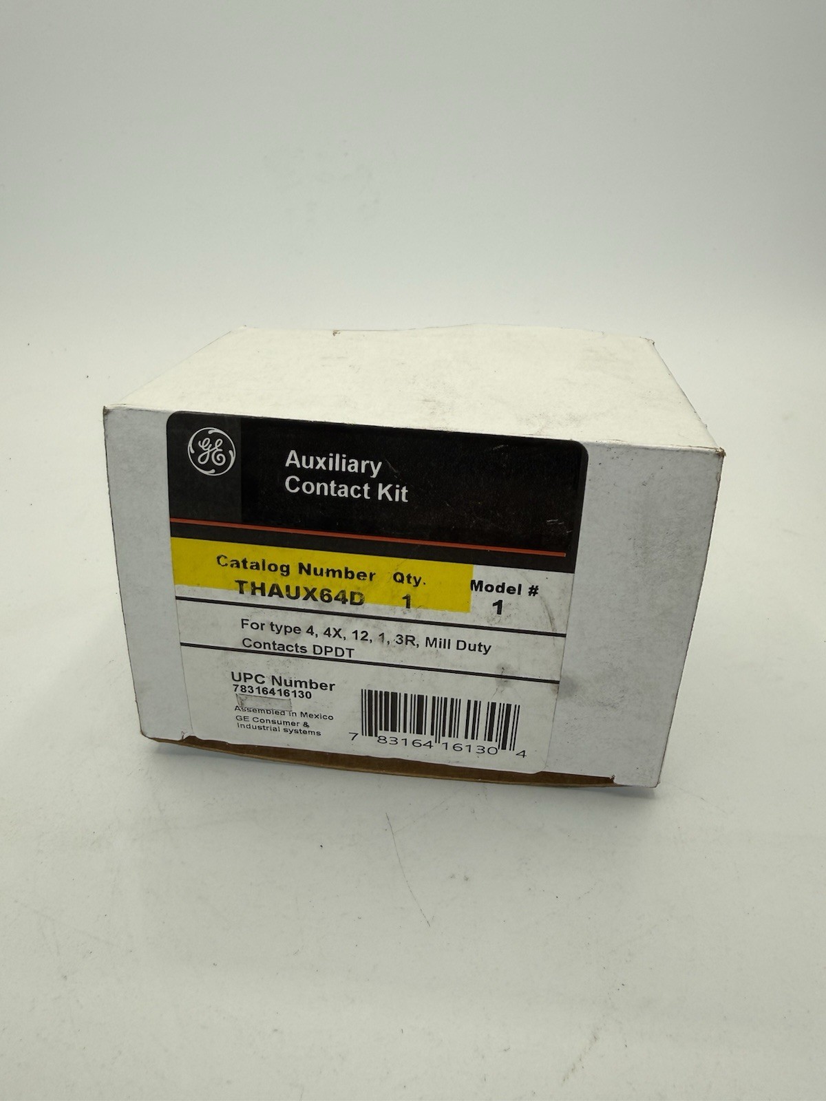 General Electric, THAUX64D. DPDT, 600-volt Auxiliary Contact, – FREE SHIPPING