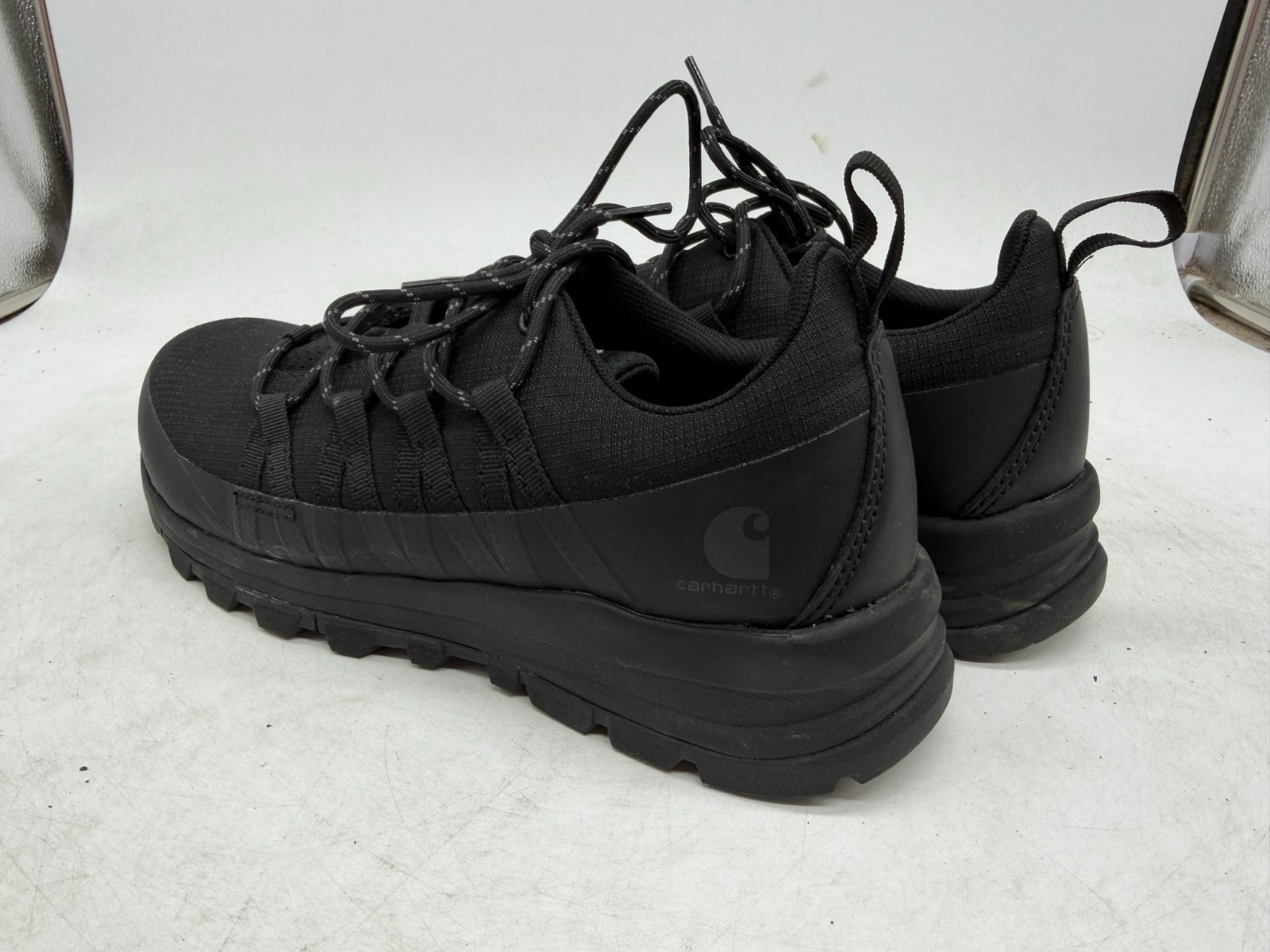 Carhartt Gilmore Nano Toe Ripstop Low Work Shoes Men Black Lace-Up Low Top – 9.5