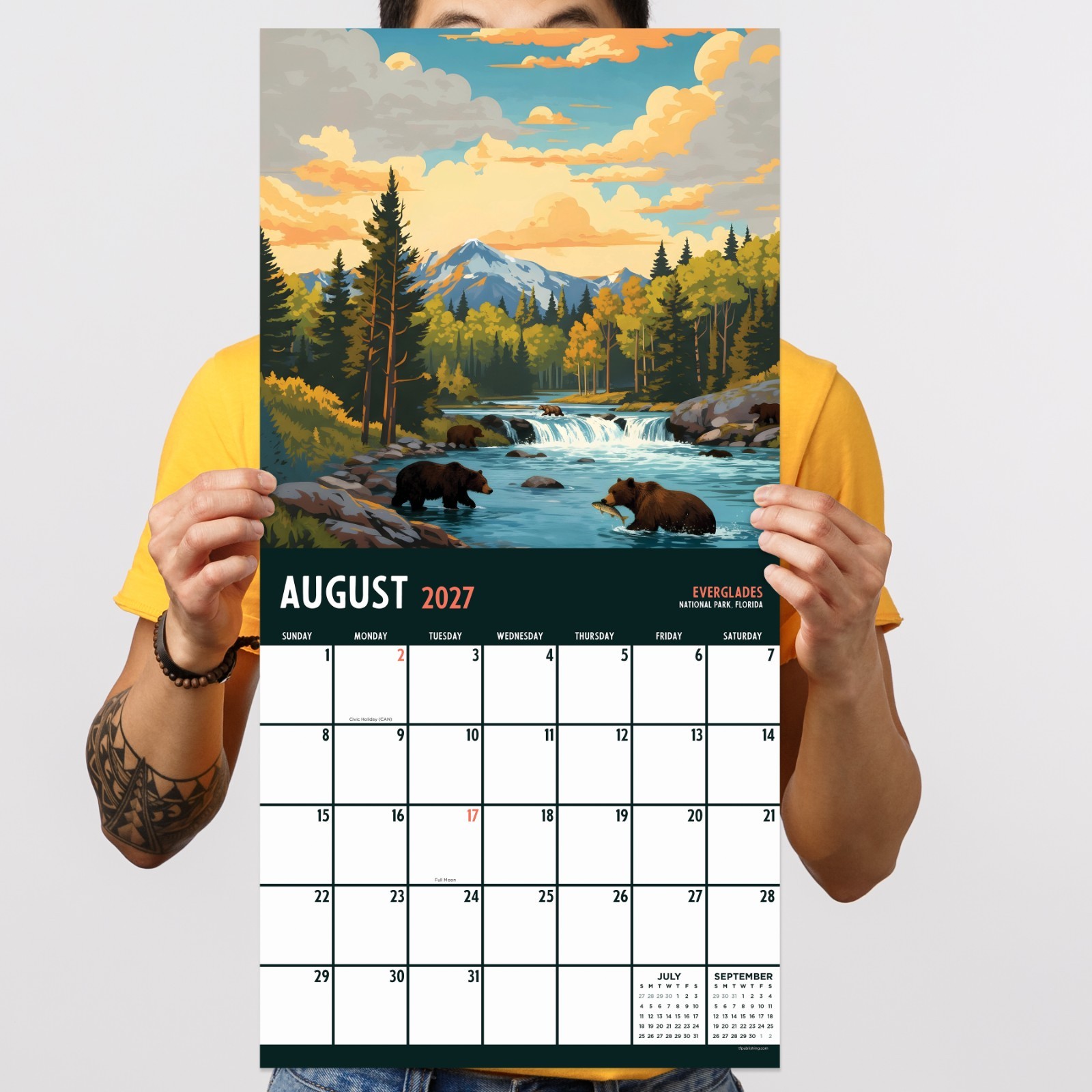 2027 National Parks-Art Wall Calendar