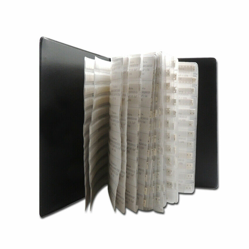 0201/0402/0603/0805/1206 SMD/SMT Resistors/Capacitors Samples Book Assorted Kit