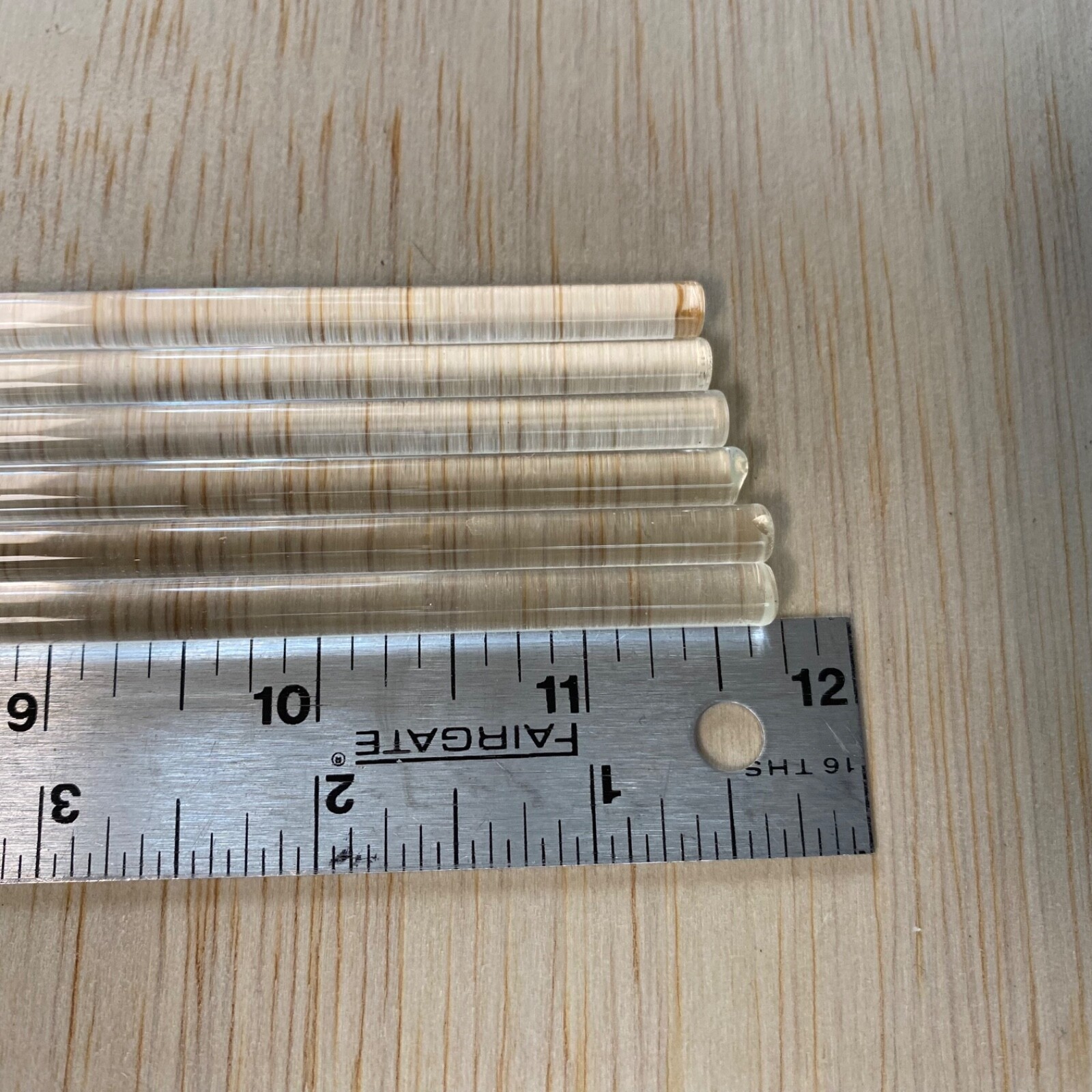 6 Pack Glass Stirring Rods 12″(300MM) For Science Education, Lab & Kitchen Use