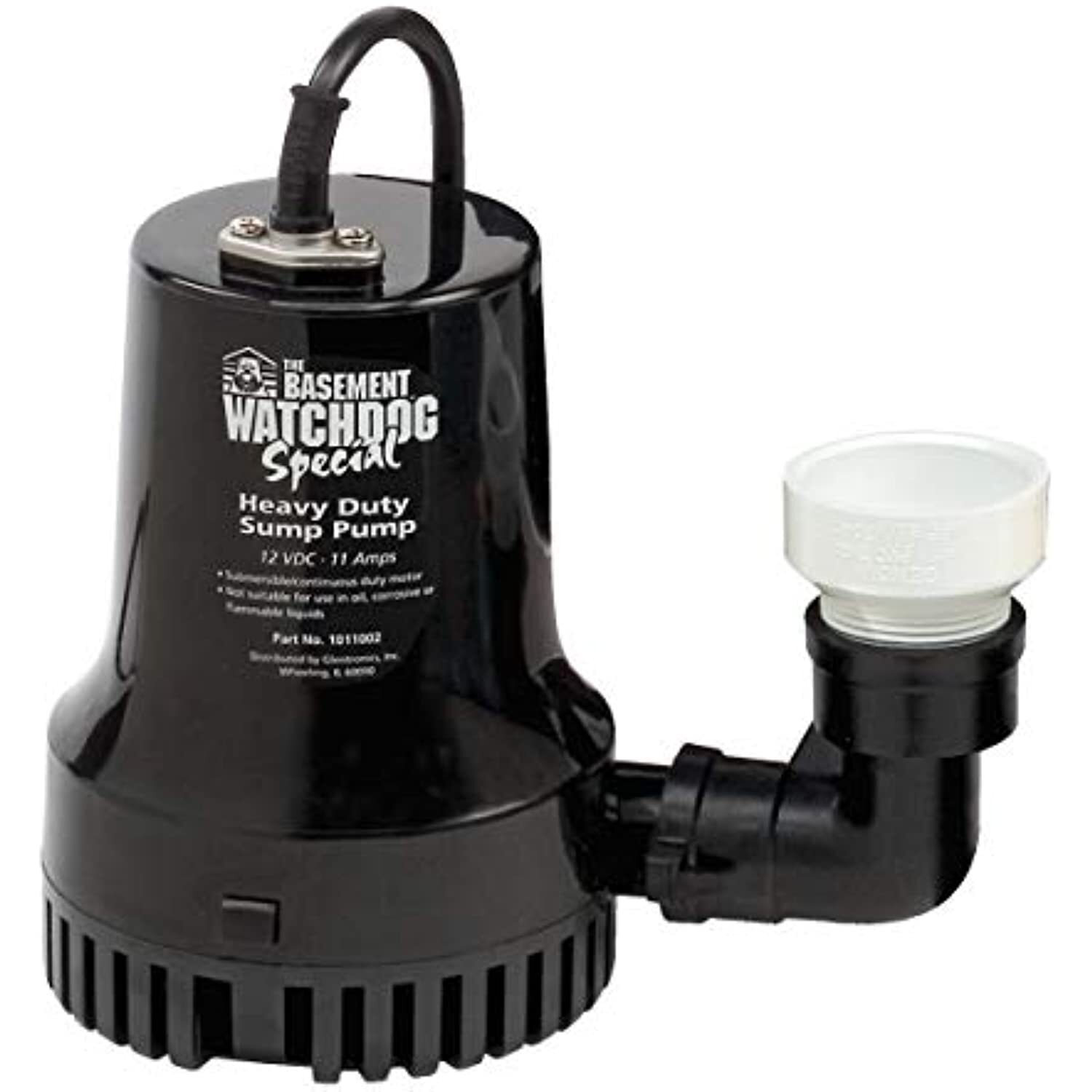 THE BASEMENT WATCHDOG Model BW4000 1/2 HP Combination Submersible Sump Pump with