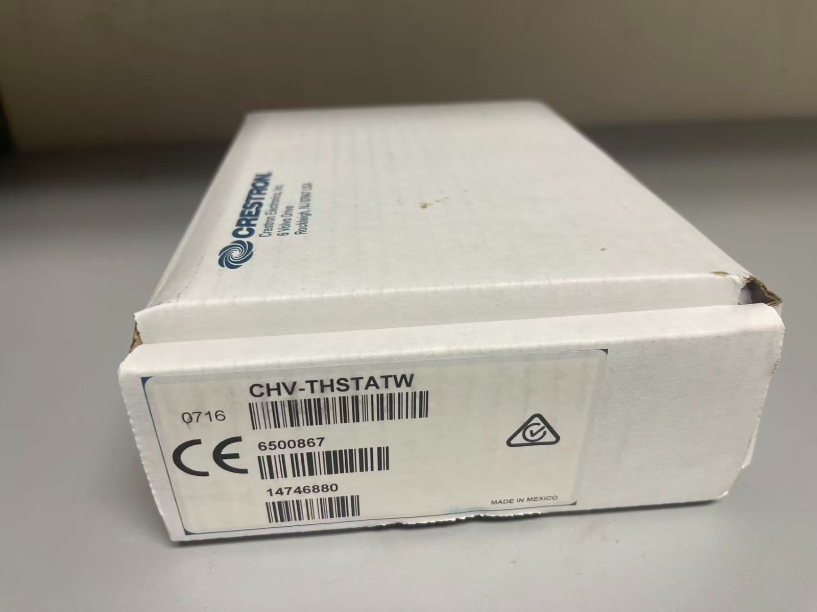 Crestron CHV-THSTATW HVAC Thermostat Control Module White NEW