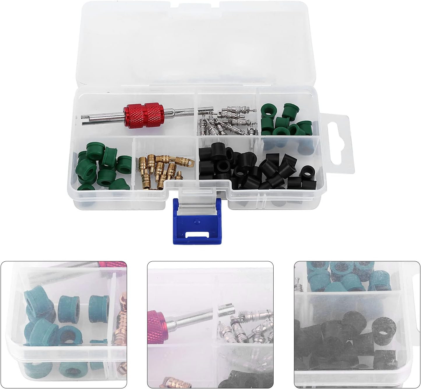 71Pcs Air Conditioning Repair Kit, Yellow Jacket HVAC Hose Gasket Set