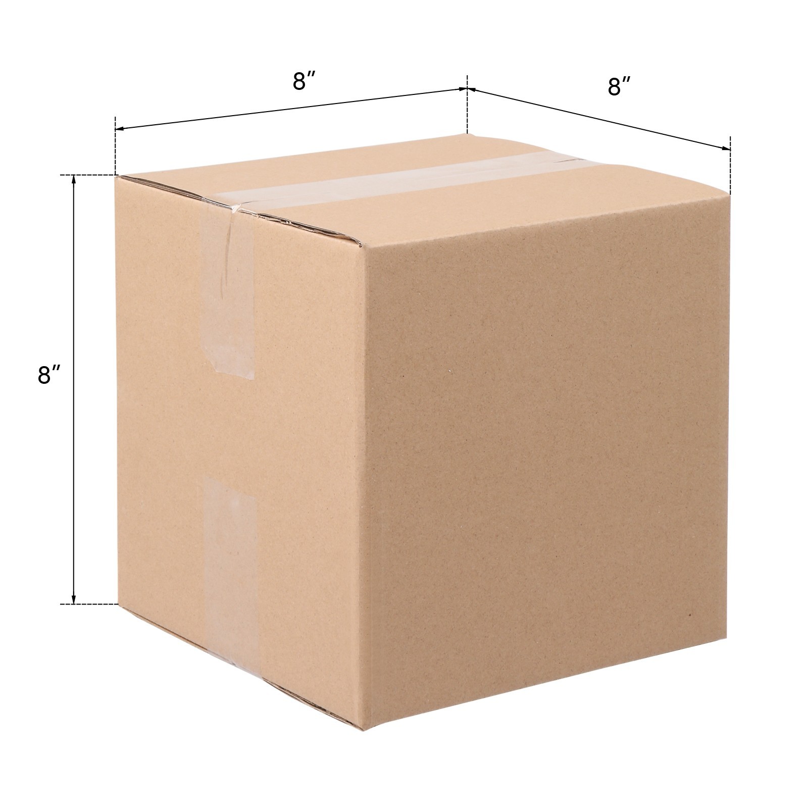 50pcs 8x8x8″ 3mm Corrugated Cardboard Paper Box Mailing Packing Shipping Carton