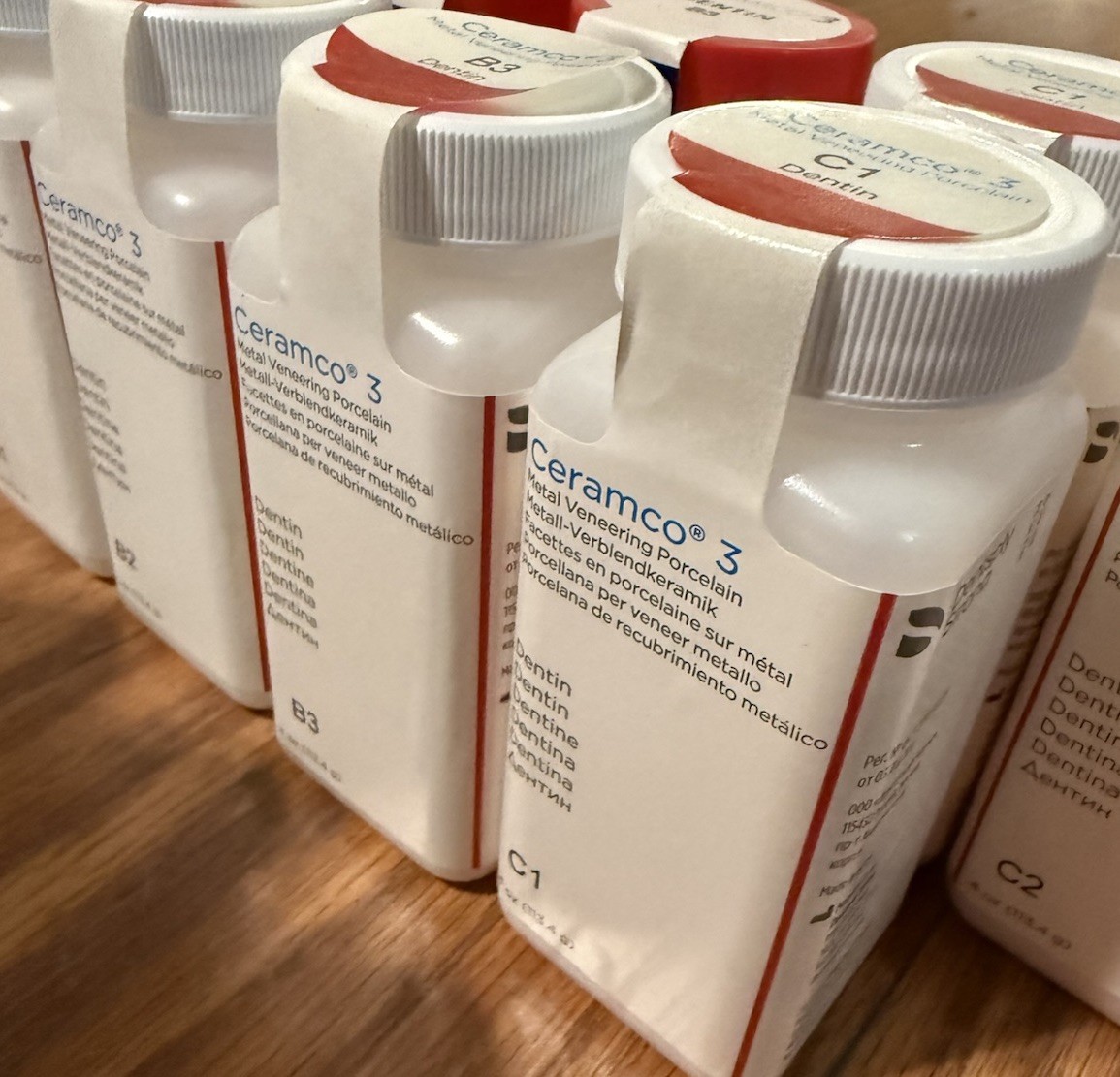 Ceramco 3 Porcelain 4 oz. Dentin Powder and Enamel Powders – Various Shades